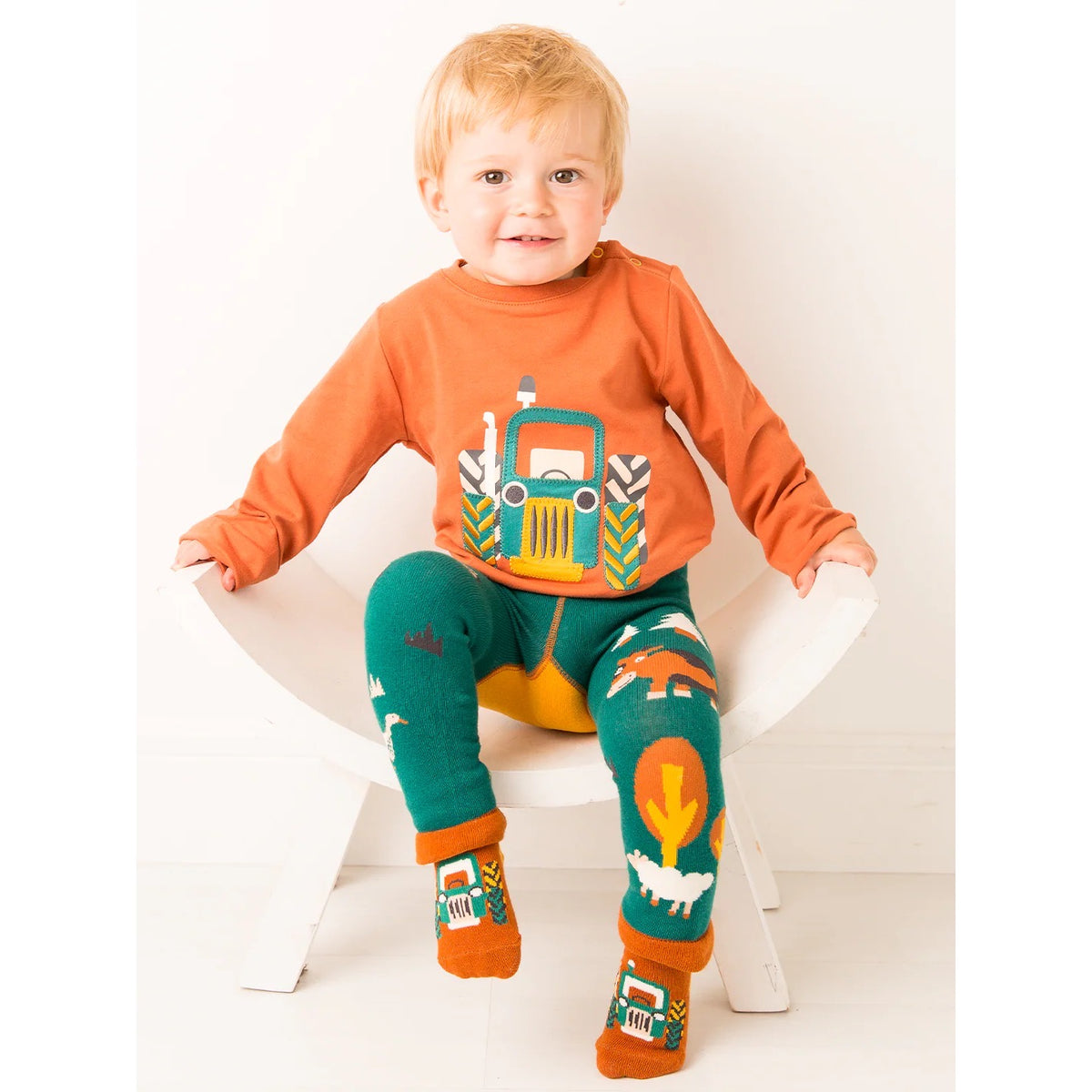 Blade &amp; Rose Rustic Farmyard Infant T-Shirt Clothing 0-6M / Pumpkin,6-12M / Pumpkin,12-24M / Pumpkin