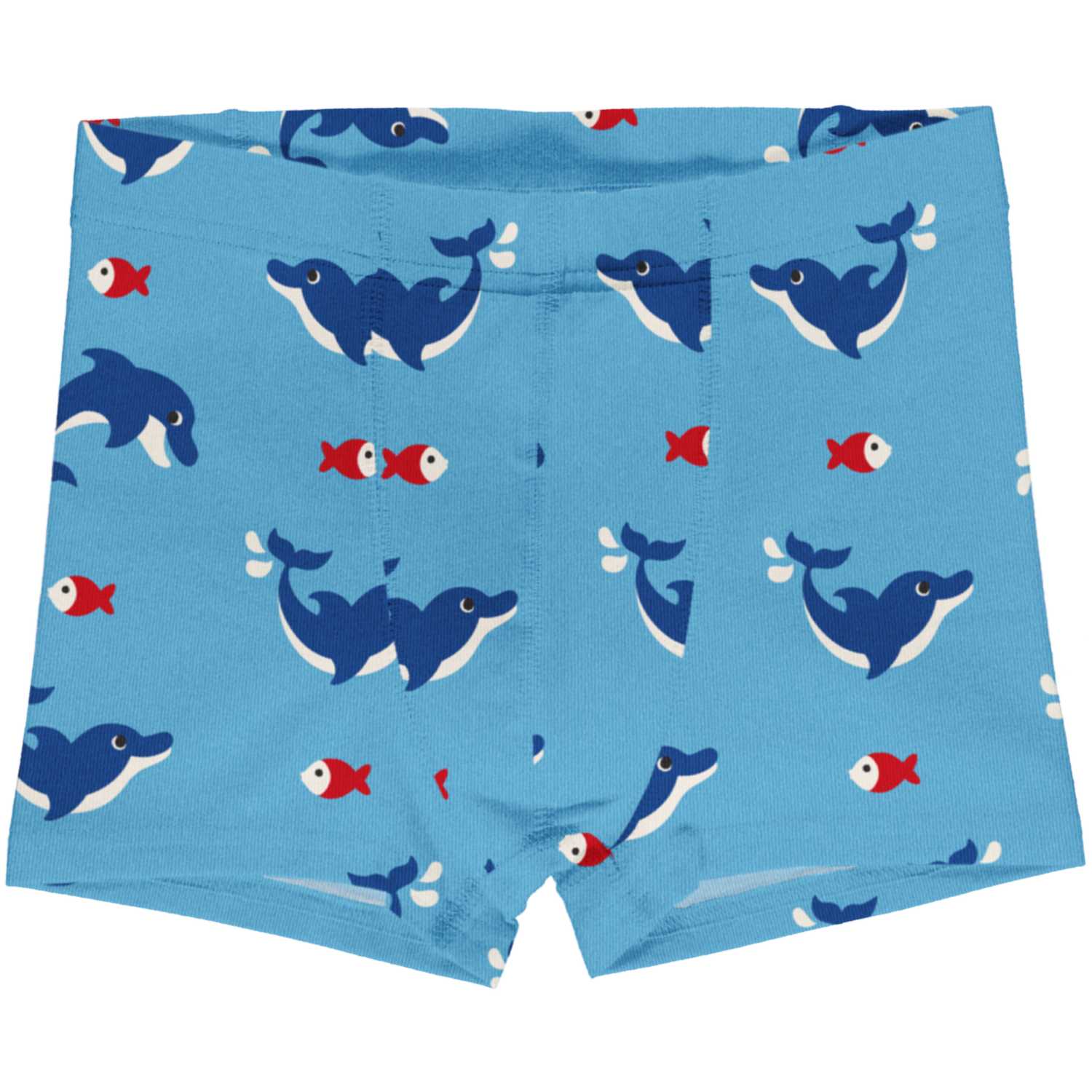 Maxomorra Dolphin Boxer Shorts Ss24 Clothing 3-4YRS / Blue,5-6YRS / Blue,7-8YRS / Blue,9-10YRS / Blue