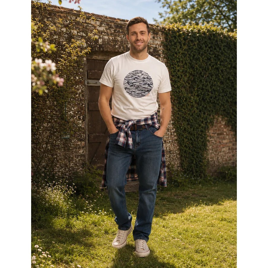 Brakeburn Mens Kilburn Stormy Seas T-Shirt