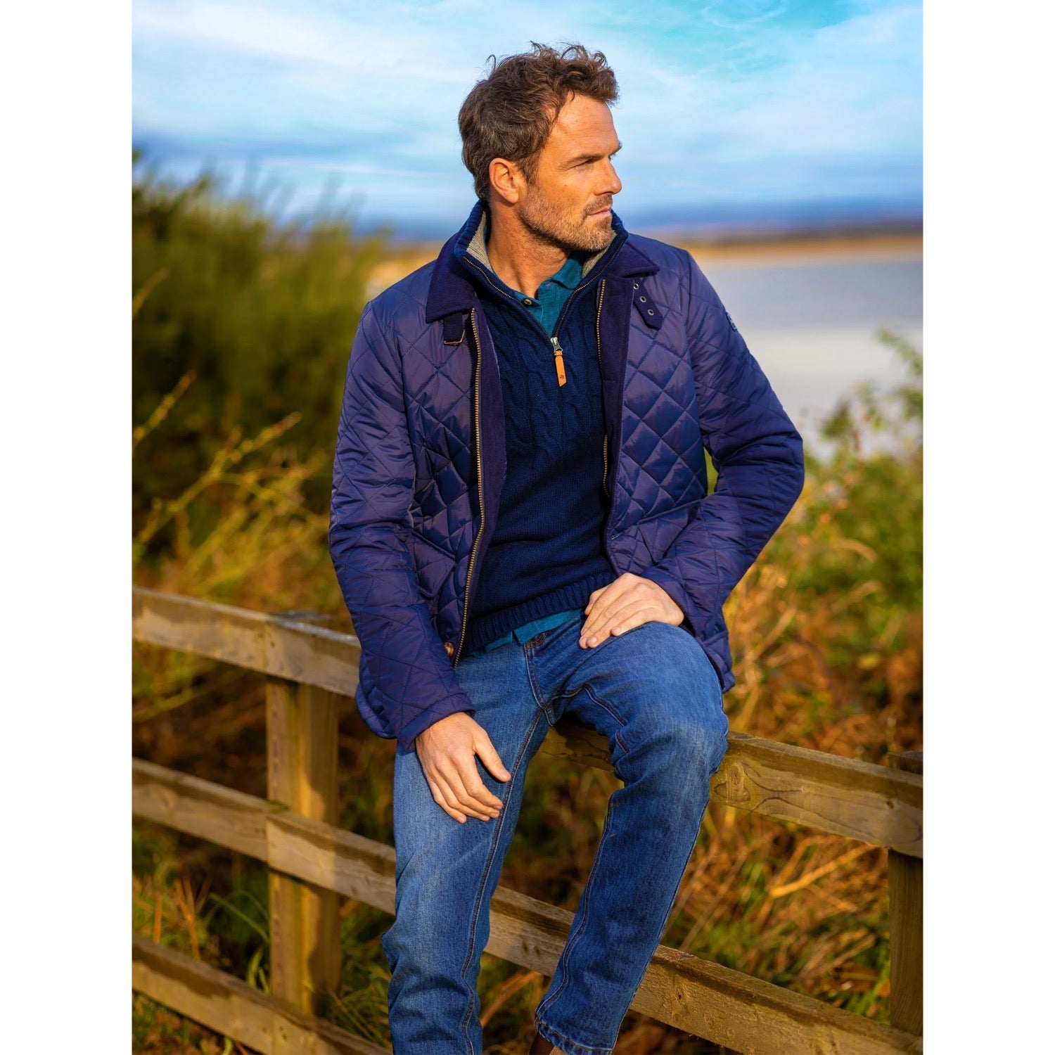 Brakeburn Mens Taplow Quilted Jacket Bbmjkt0013423 Navy Clothing M / Navy,L / Navy,XL / Navy,XXL / Navy