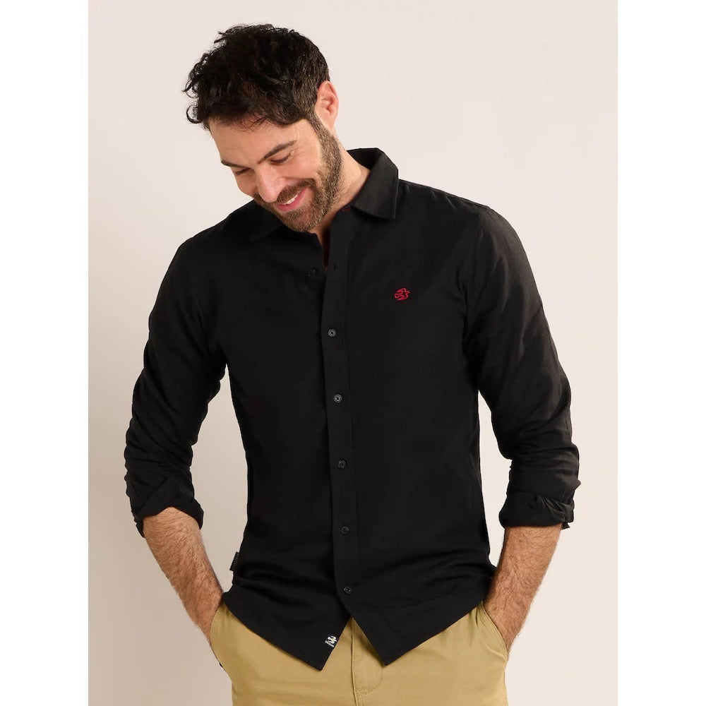 Brakeburn Mens Templefinn Shirt 4335 Black Clothing M / Black,L / Black,XL / Black,XXL / Black