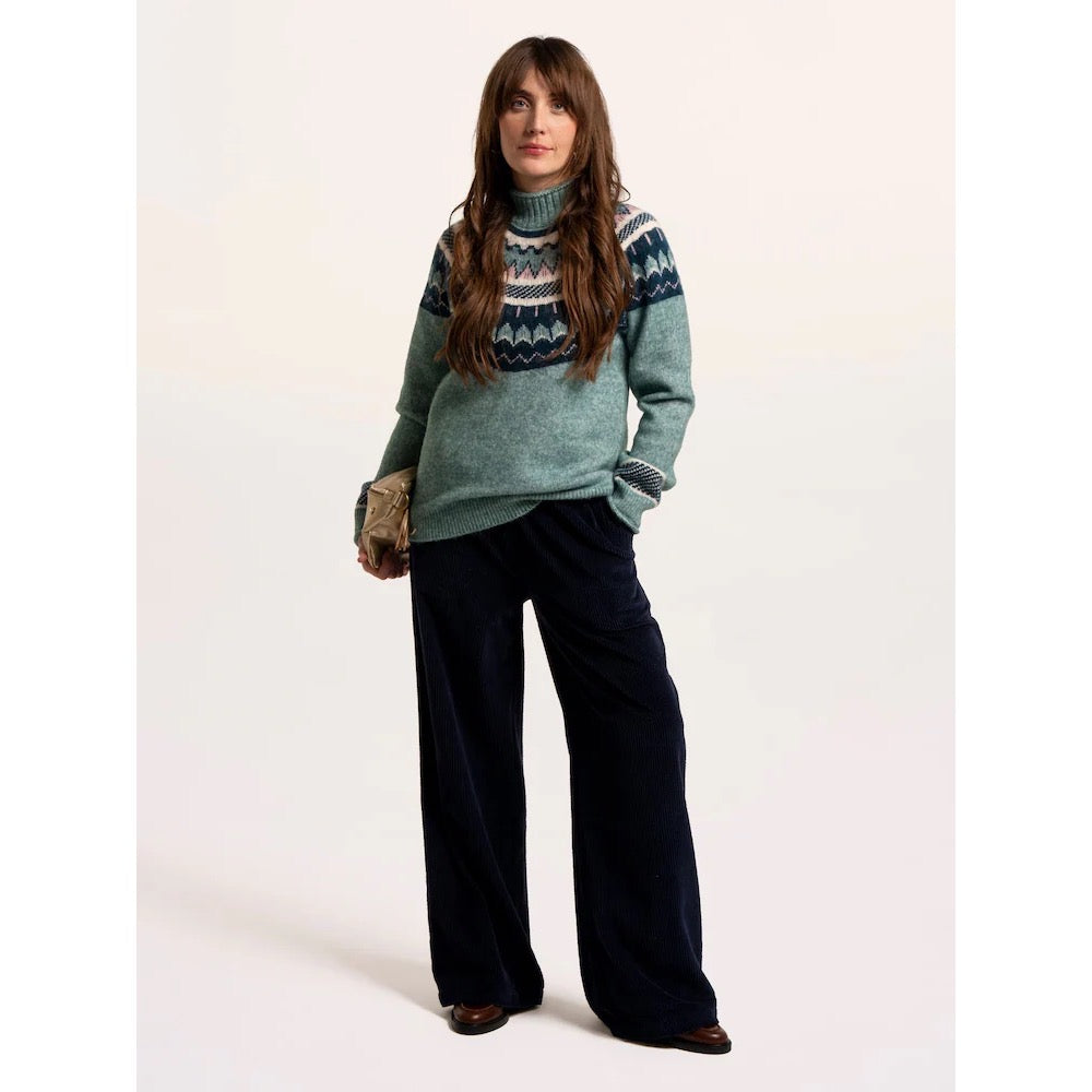 Brakeburn Womens Alma Fairisle Jumper