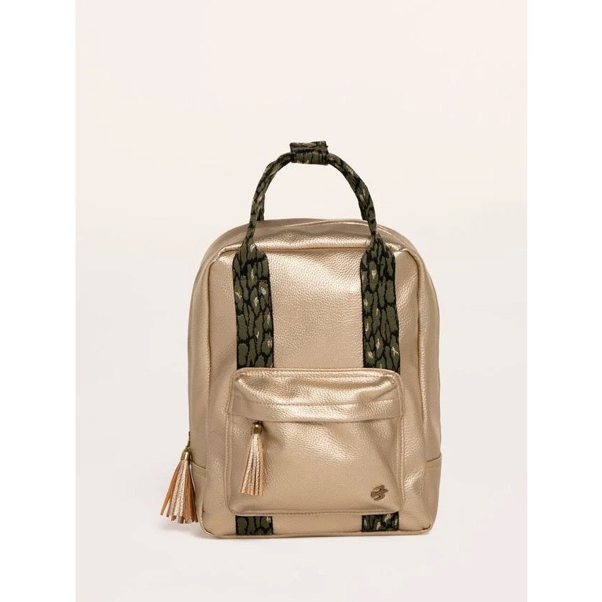Brakeburn Womens Megan Gold Backpack Accessories ONE SIZE / Gold