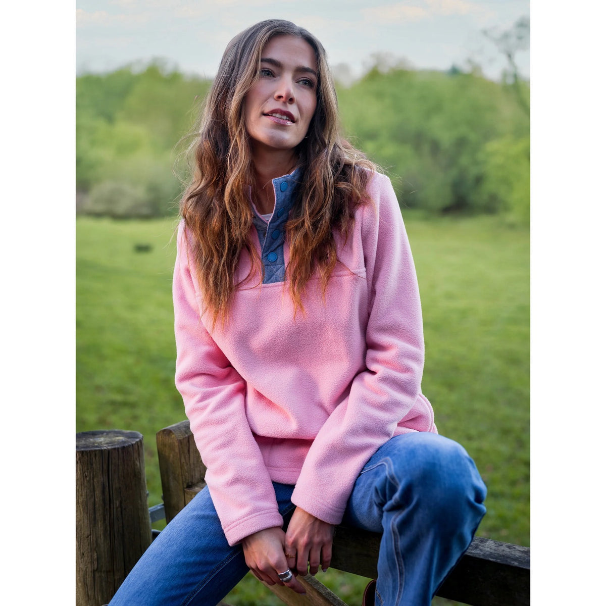 Brakeburn Womens Trent Fleece Sweatshirt Pink Clothing UK8 / Pink,UK10 / Pink,UK12 / Pink,UK14 / Pink,UK16 / Pink