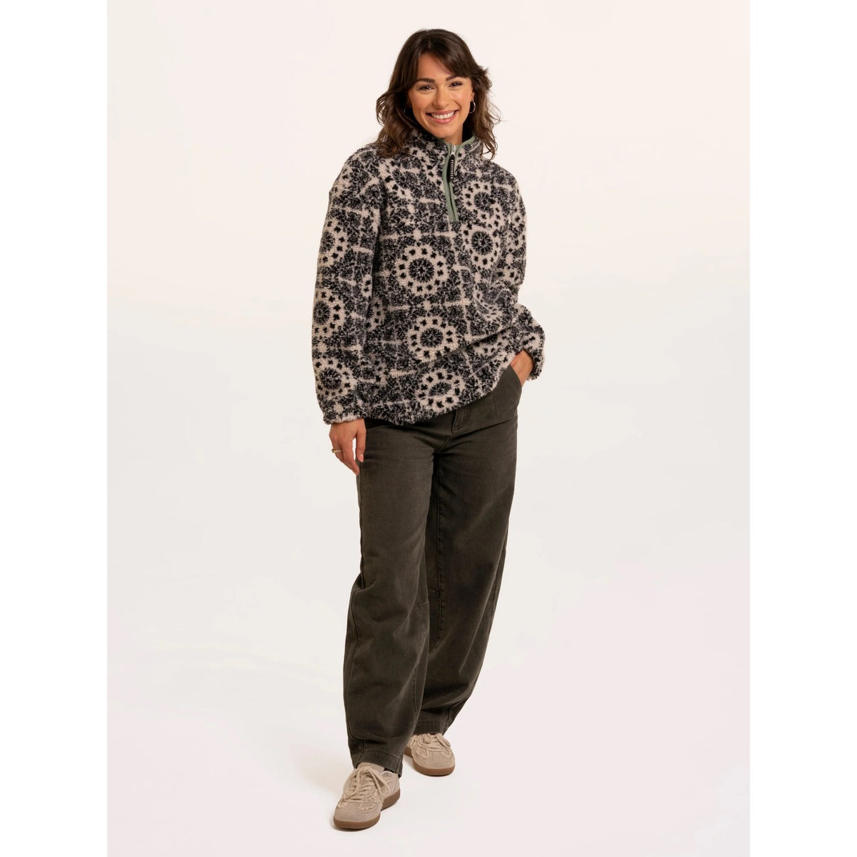 Brakeburn Womens Wey Printed Fleece Bbljkt0015136aw26 Clothing UK8 / Multi,UK10 / Multi,UK12 / Multi,UK14 / Multi,UK16 / Multi