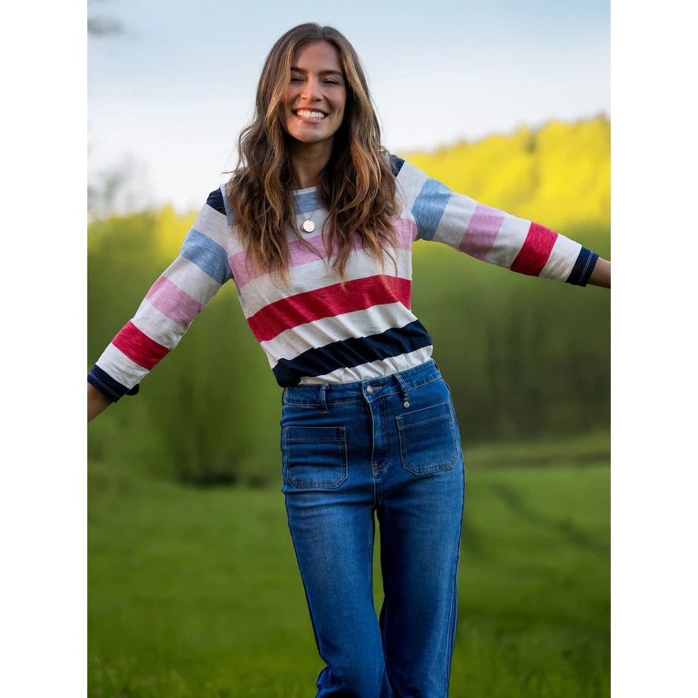 Brakeburn Womens Coast T-Shirt 14221 Multi Clothing UK8 / Multi,UK10 / Multi,UK12 / Multi,UK14 / Multi,UK16 / Multi