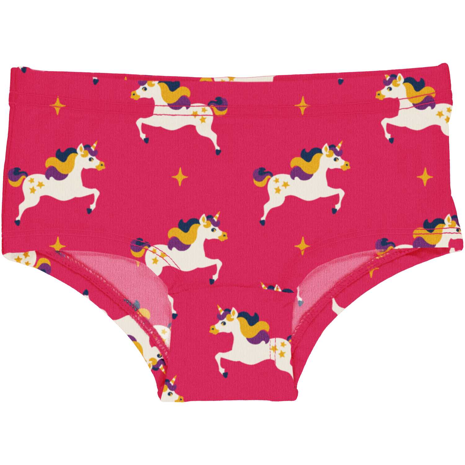 Maxomorra Unicorn Aw24 Girls Hipster Briefs Fuchsia Clothing 2-3YRS / Fuchsia,3-4YRS / Fuchsia,4-5YRS / Fuchsia,5-6YRS / Fuchsia,7-8YRS / Fuchsia