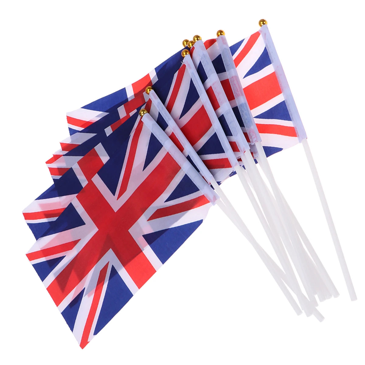 Koast Hand Held Union Jack Flag Pack Of 5 Accessories ONE SIZE / Blue