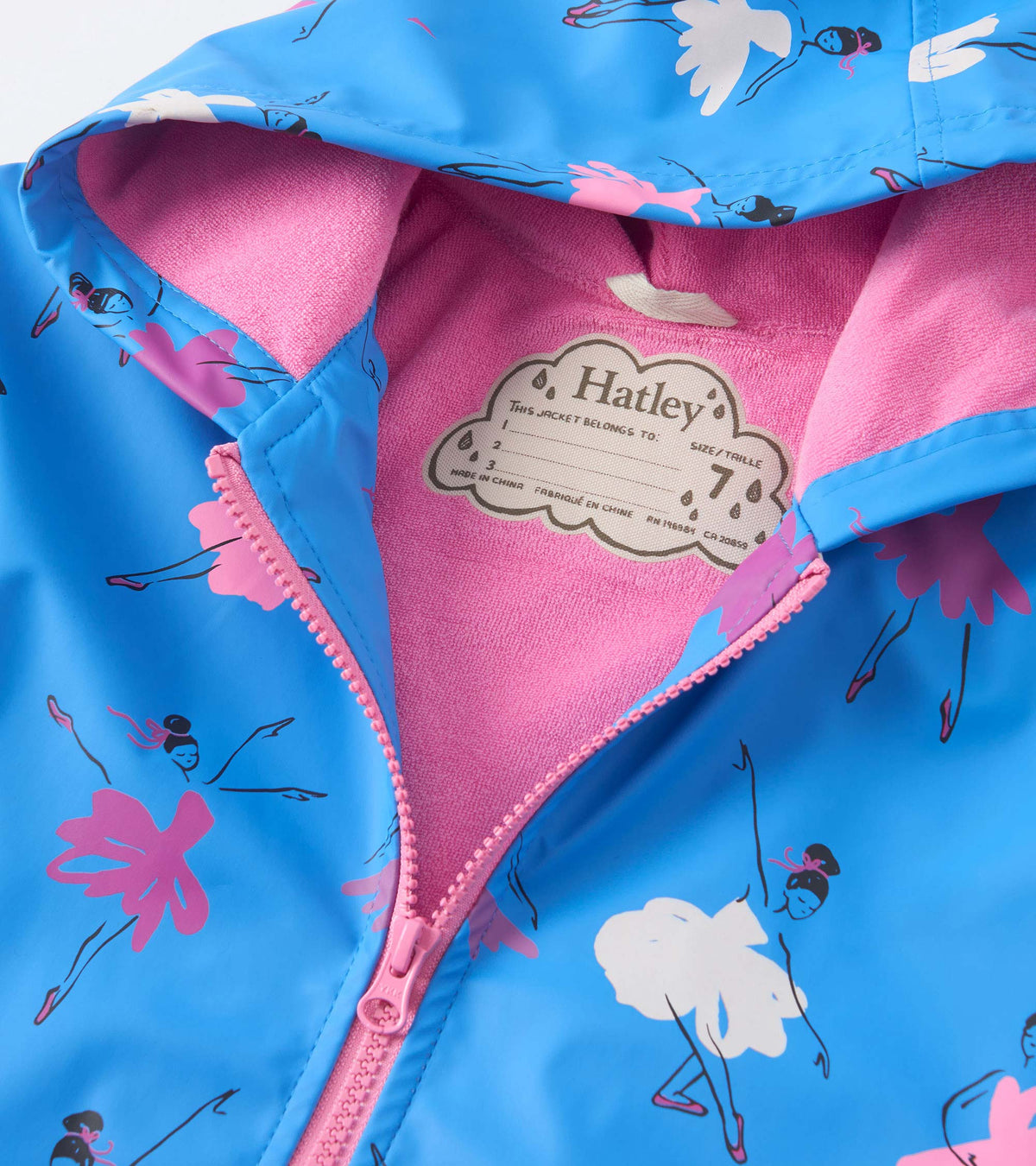 Hatley Ballet School Colour Changing Raincoat Clothing 2YRS / Blue,3YRS / Blue,4YRS / Blue,5YRS / Blue,6YRS / Blue,7YRS / Blue,8YRS / Blue