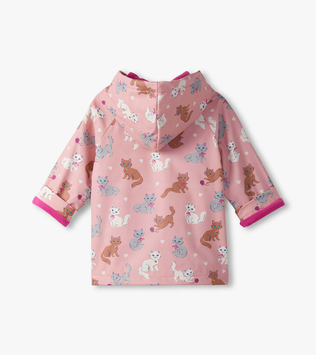 Hatley Little Kitties Pre-School Raincoat Clothing 12/18M / Pink,18/24M / Pink,2YRS / Pink,3YRS / Pink,4YRS / Pink,5YRS / Pink,6YRS / Pink