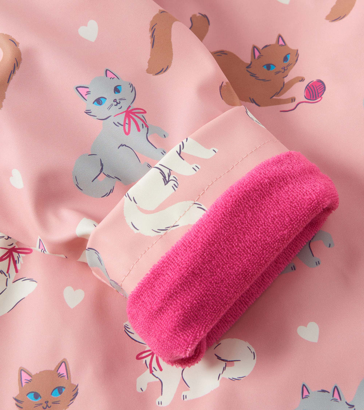 Hatley Little Kitties Pre-School Raincoat Clothing 12/18M / Pink,18/24M / Pink,2YRS / Pink,3YRS / Pink,4YRS / Pink,5YRS / Pink,6YRS / Pink