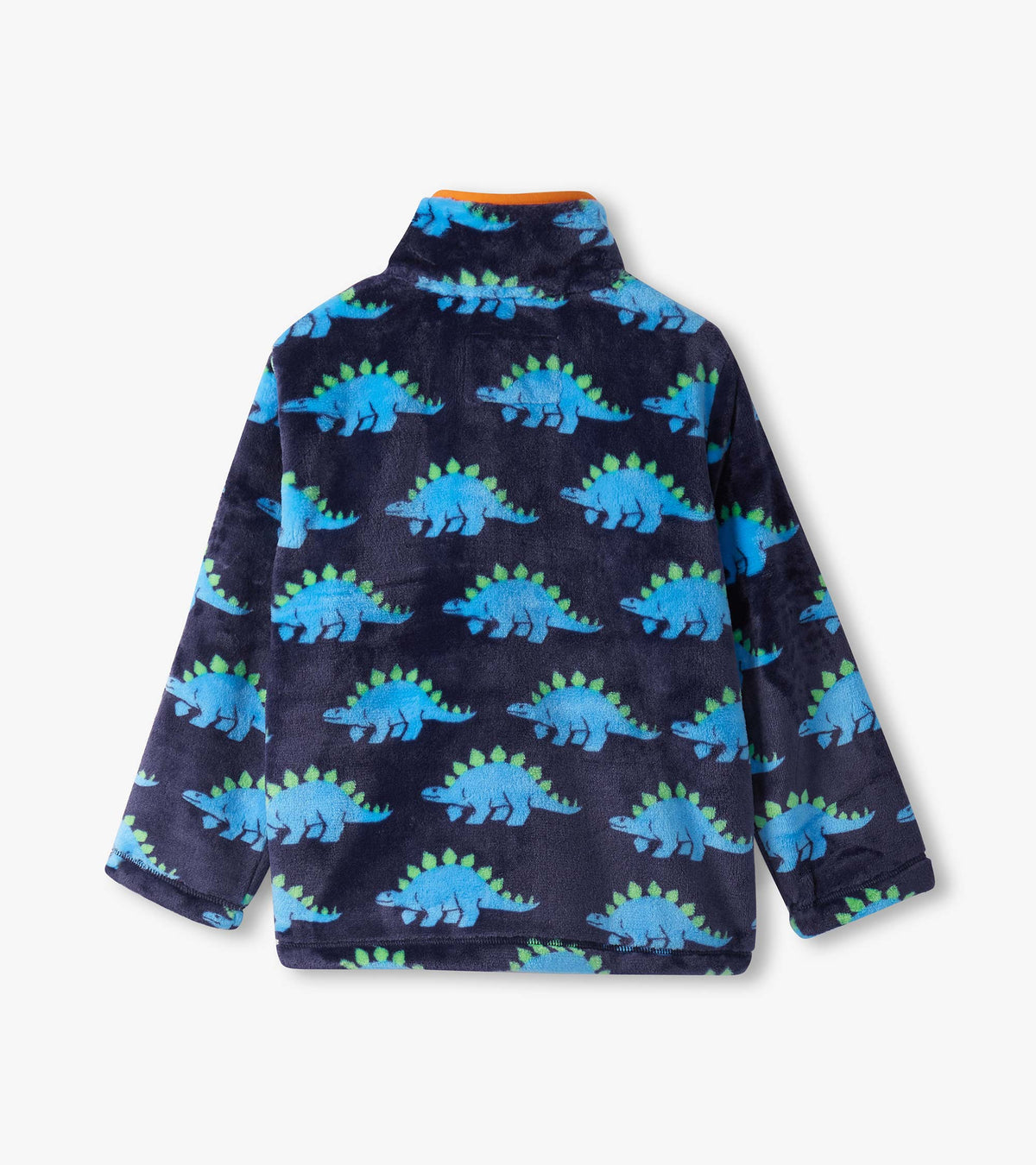 Hatley Stegosaurus Full Zip Fuzzy Fleece Clothing 2YRS / Blue,3YRS / Blue,4YRS / Blue,5YRS / Blue,6YRS / Blue,7YRS / Blue,8YRS / Blue
