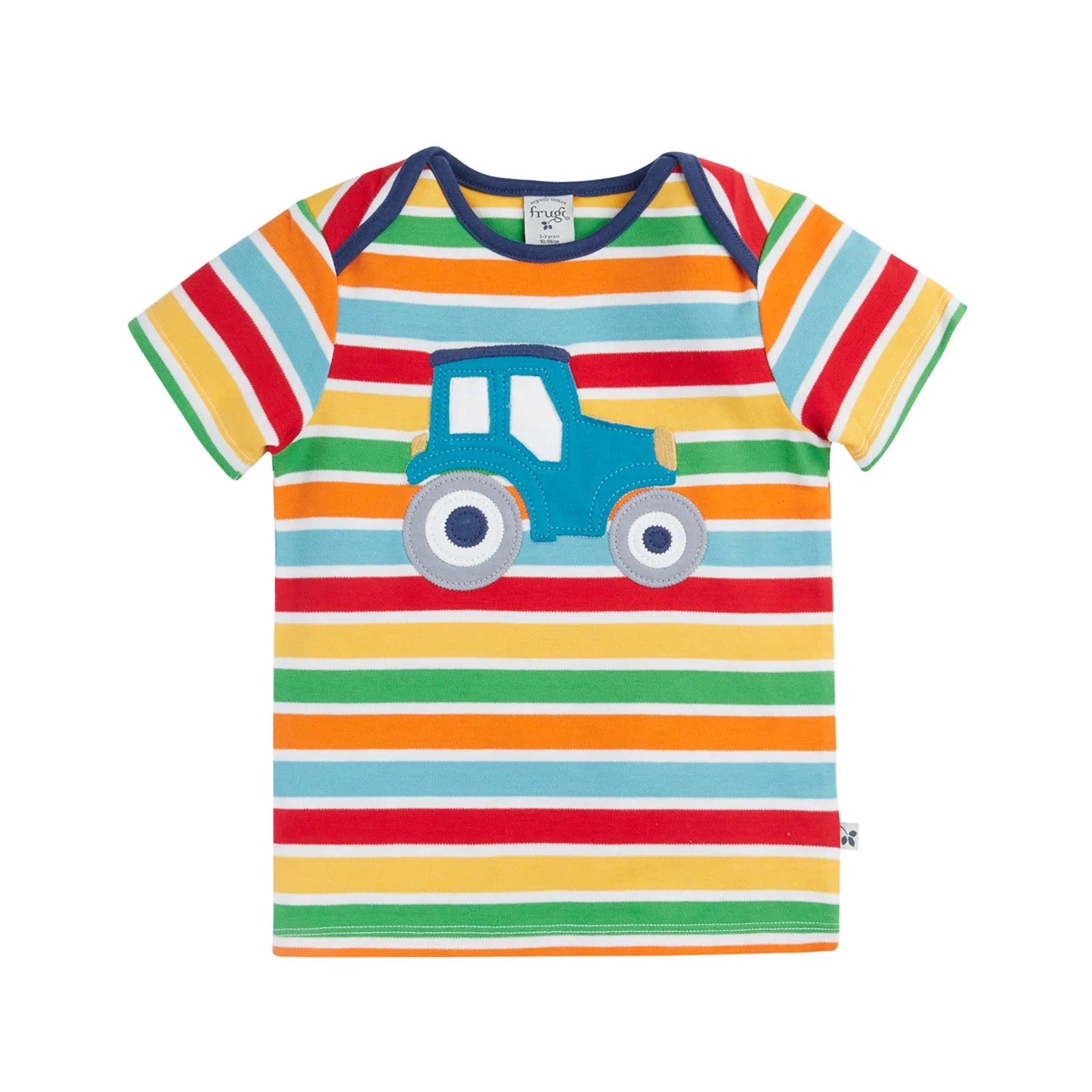 Frugi Bobster Infant T-Shirt 500359S6hopl Multi Tractor