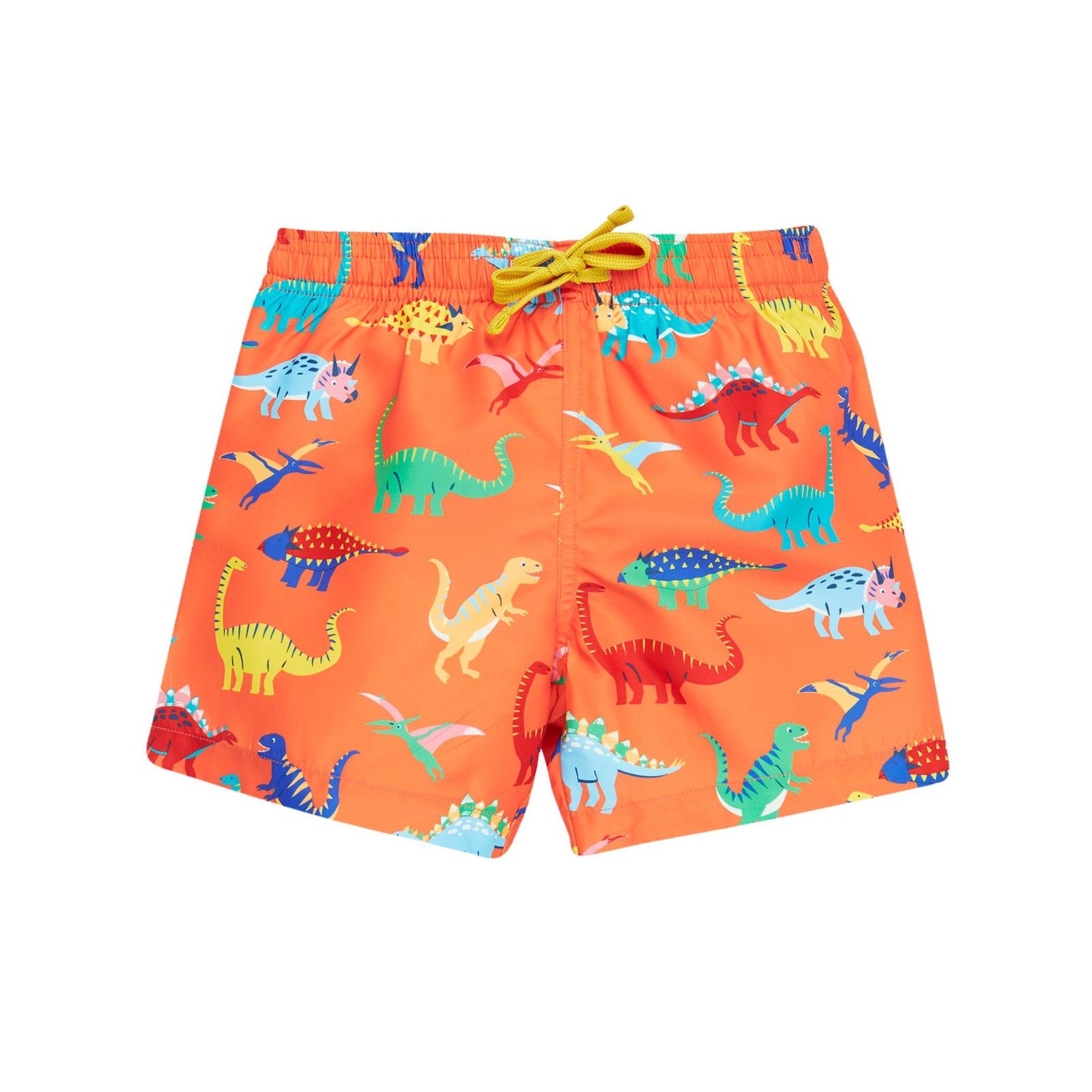 Frugi Boscastle Board Shorts Dino Roar Clothing 3-4YRS / Multi,4-5YRS / Multi,5-6YRS / Multi,6-7YRS / Multi