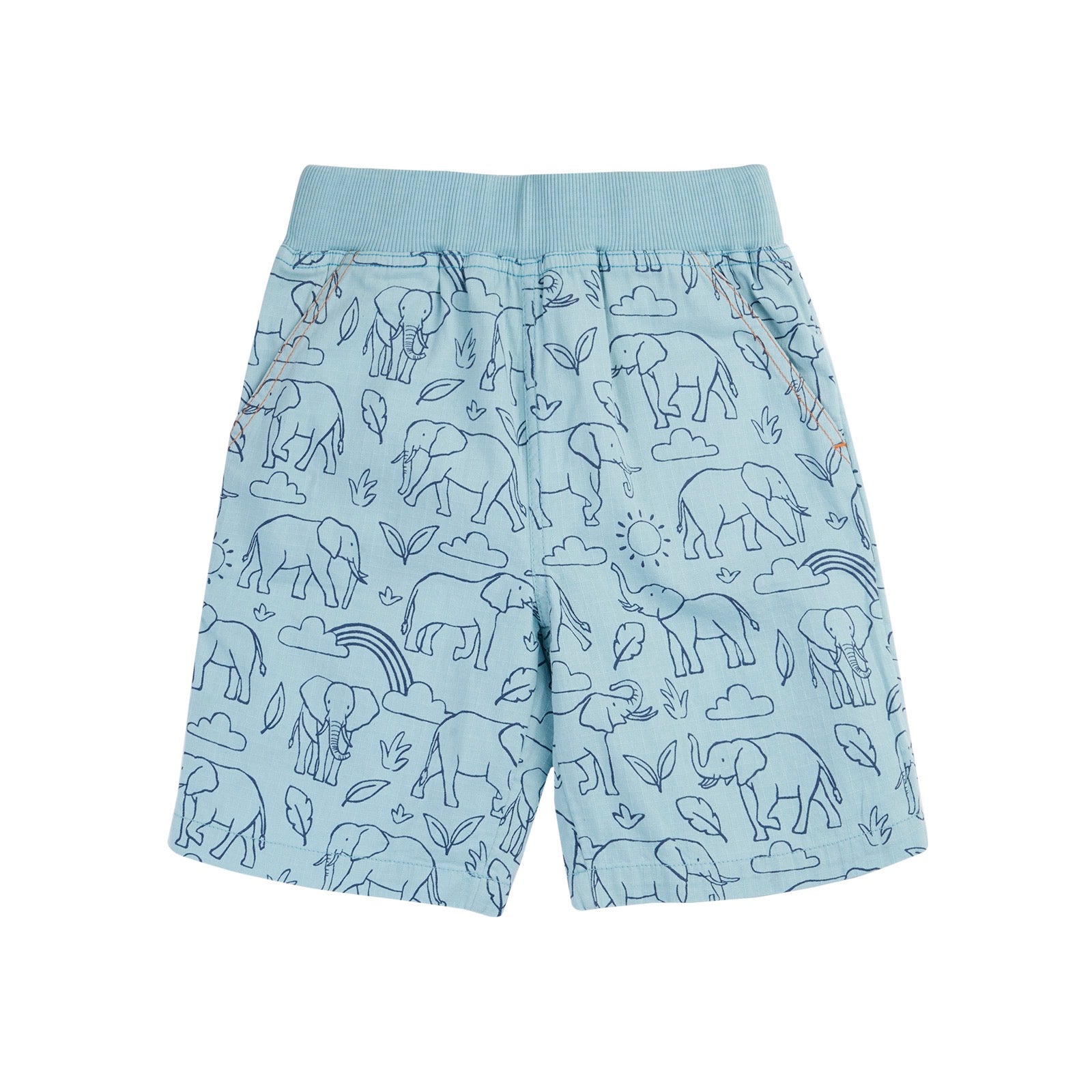 Frugi Cedar Shorts 502067S6hujh Happy Herd Clothing 2-3YRS / Blue,3-4YRS / Blue,4-5YRS / Blue,5-6YRS / Blue,6-7YRS / Blue,7-8YRS / Blue