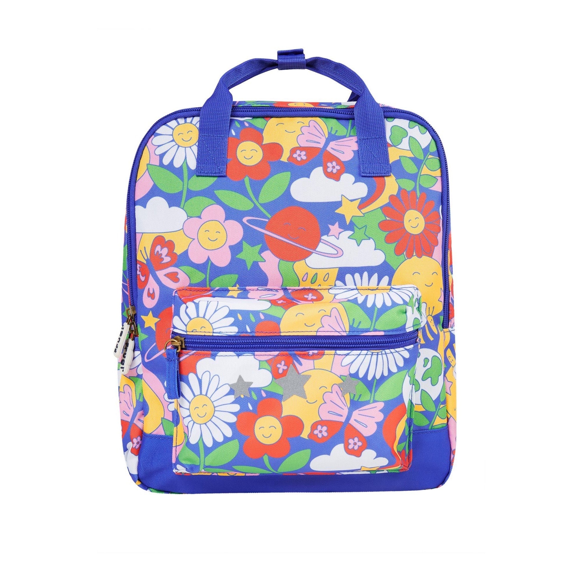 Frugi Explorer Backpack 500122A4rtrh Retro Happy Accessories ONE SIZE / Multi