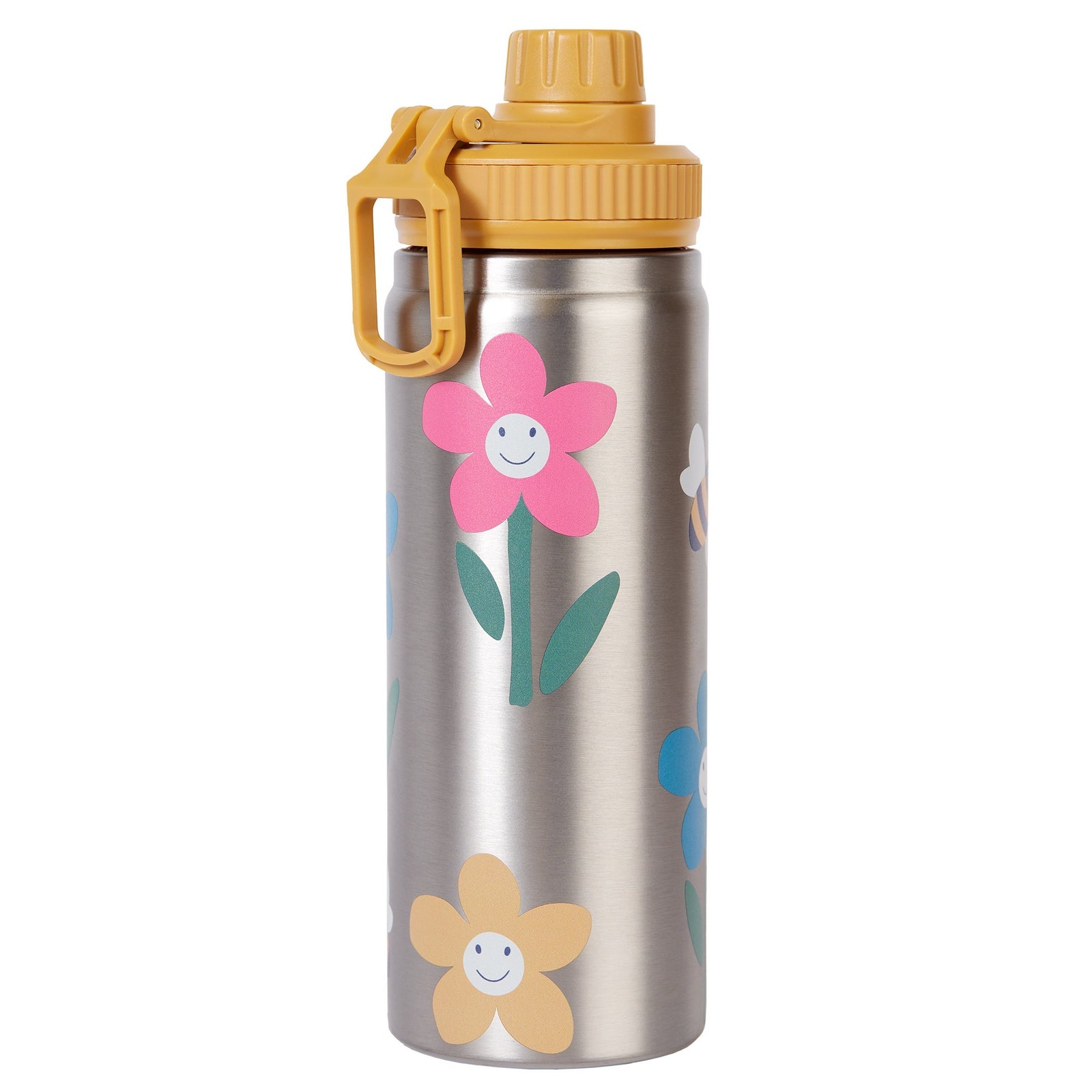 Frugi Fun Flowers Insulated Water Bottle Accessories ONE SIZE / Multi