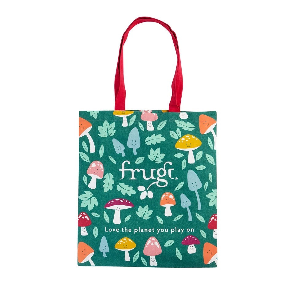 Frugi Fun Guys Tote Bag Accessories ONE SIZE / Green