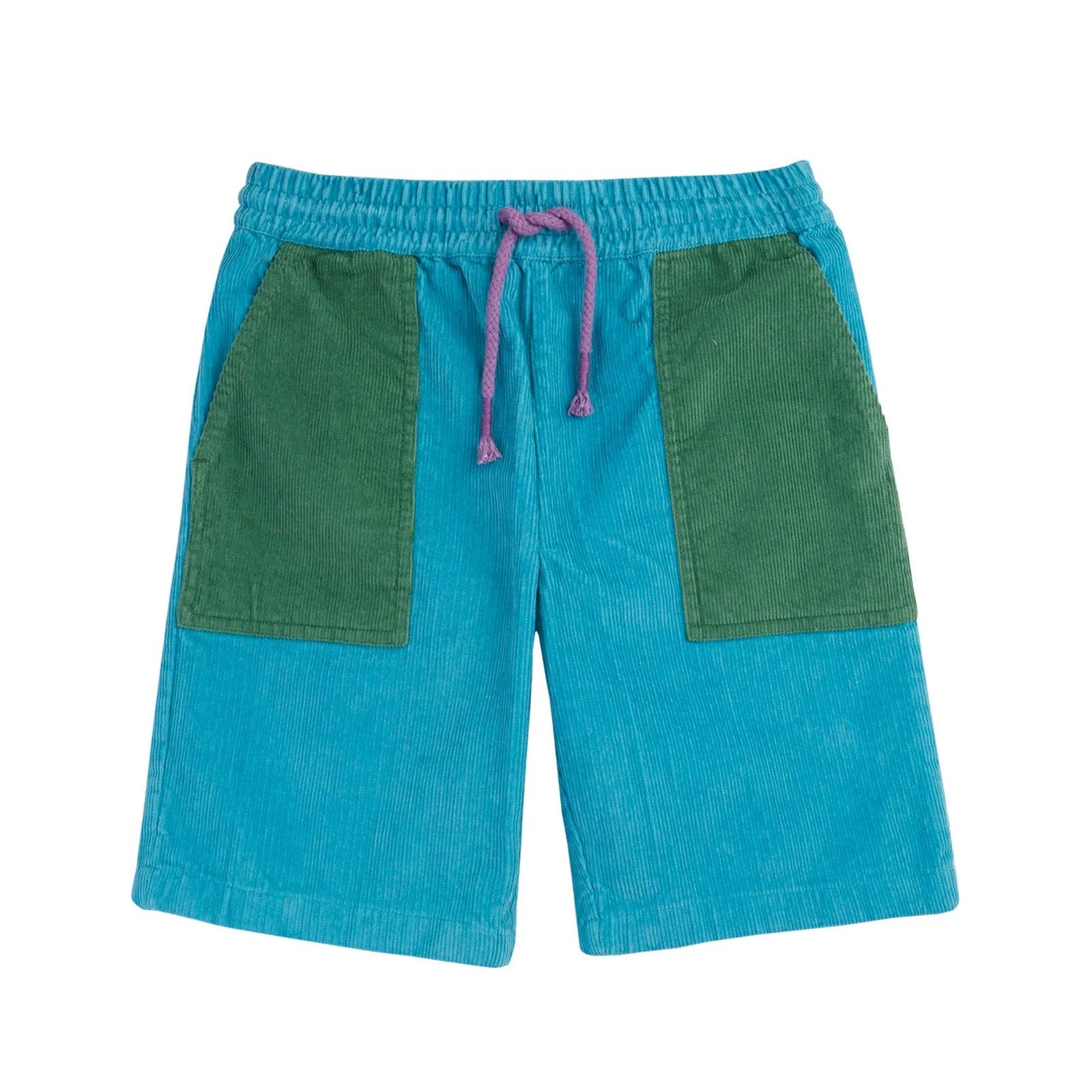 Frugi Harley Cord Shorts 502010S6bobl Blue Clothing 3-4YRS / Blue,4-5YRS / Blue,5-6YRS / Blue,6-7YRS / Blue,7-8YRS / Blue,8-9YRS / Blue