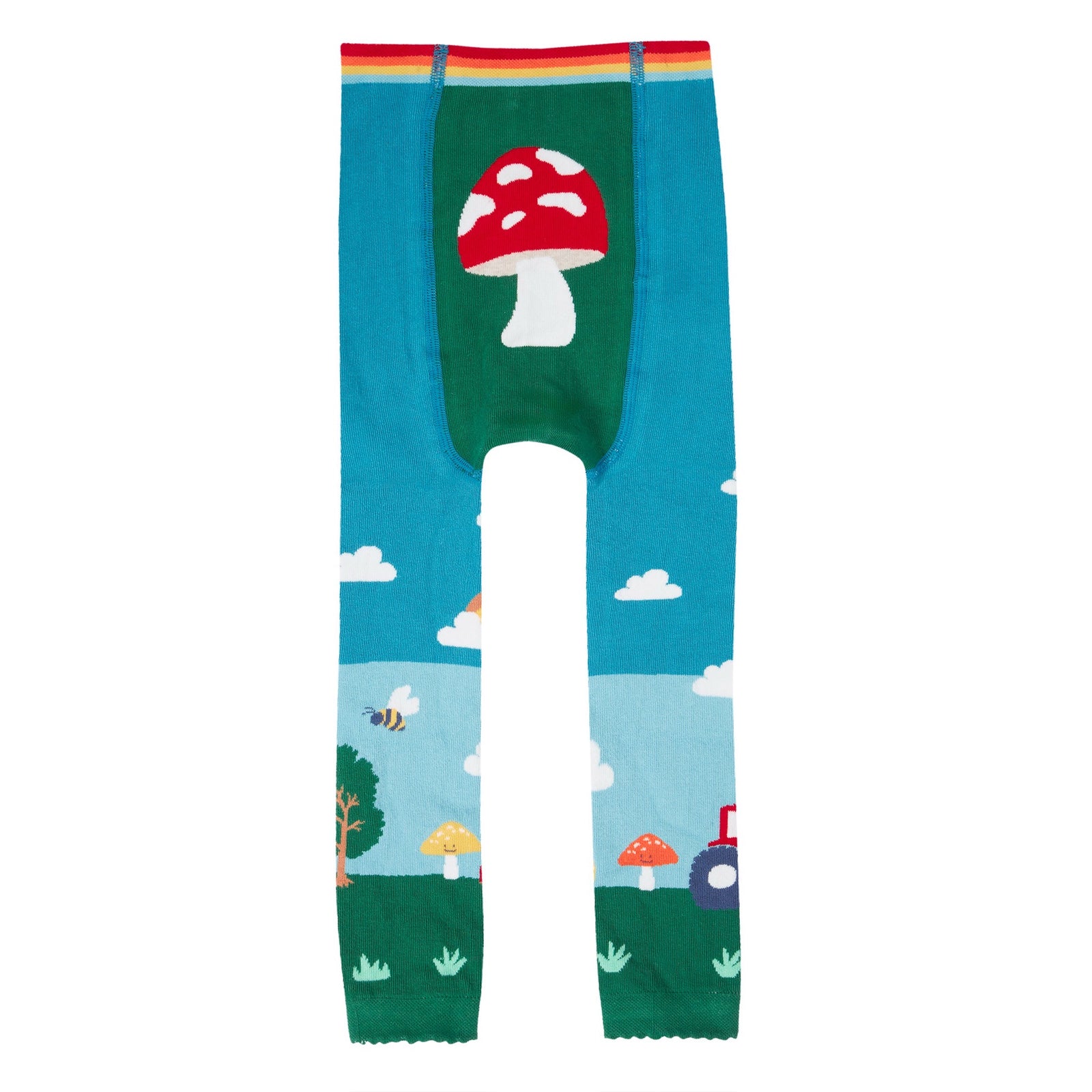 Frugi Infant Knitted Leggings 500086A5fugf Fun-Guys Clothing 0-6M / Multi,6-12M / Multi,1-2YRS / Multi