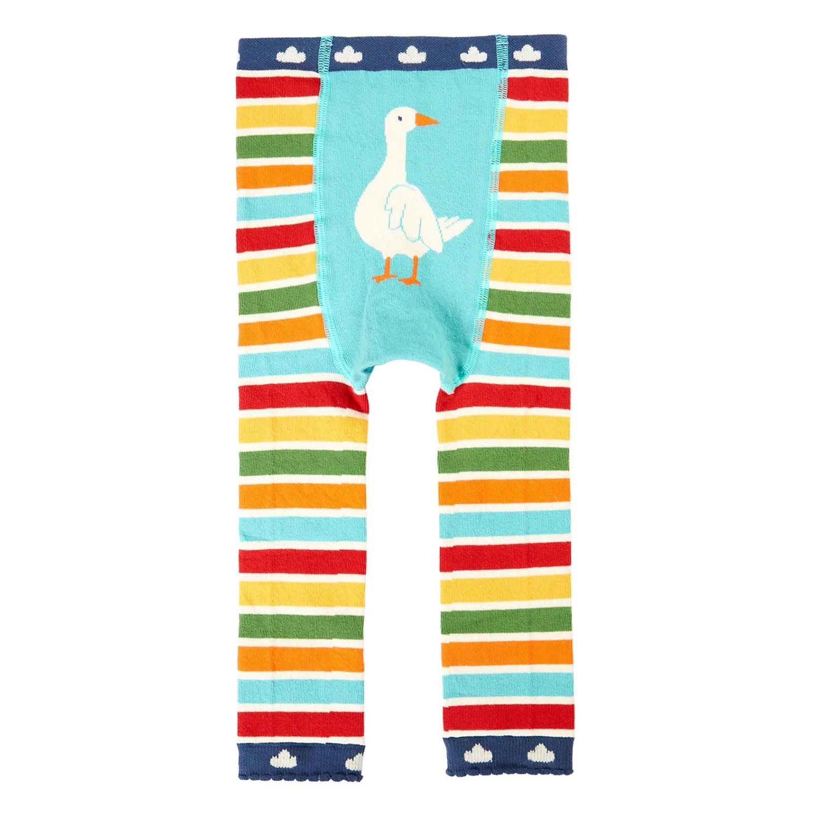 Frugi Infant Knitted Leggings 500086S6rqom Rainbow Goose Clothing 0-6M / Multi,6-12M / Multi,1-2YRS / Multi