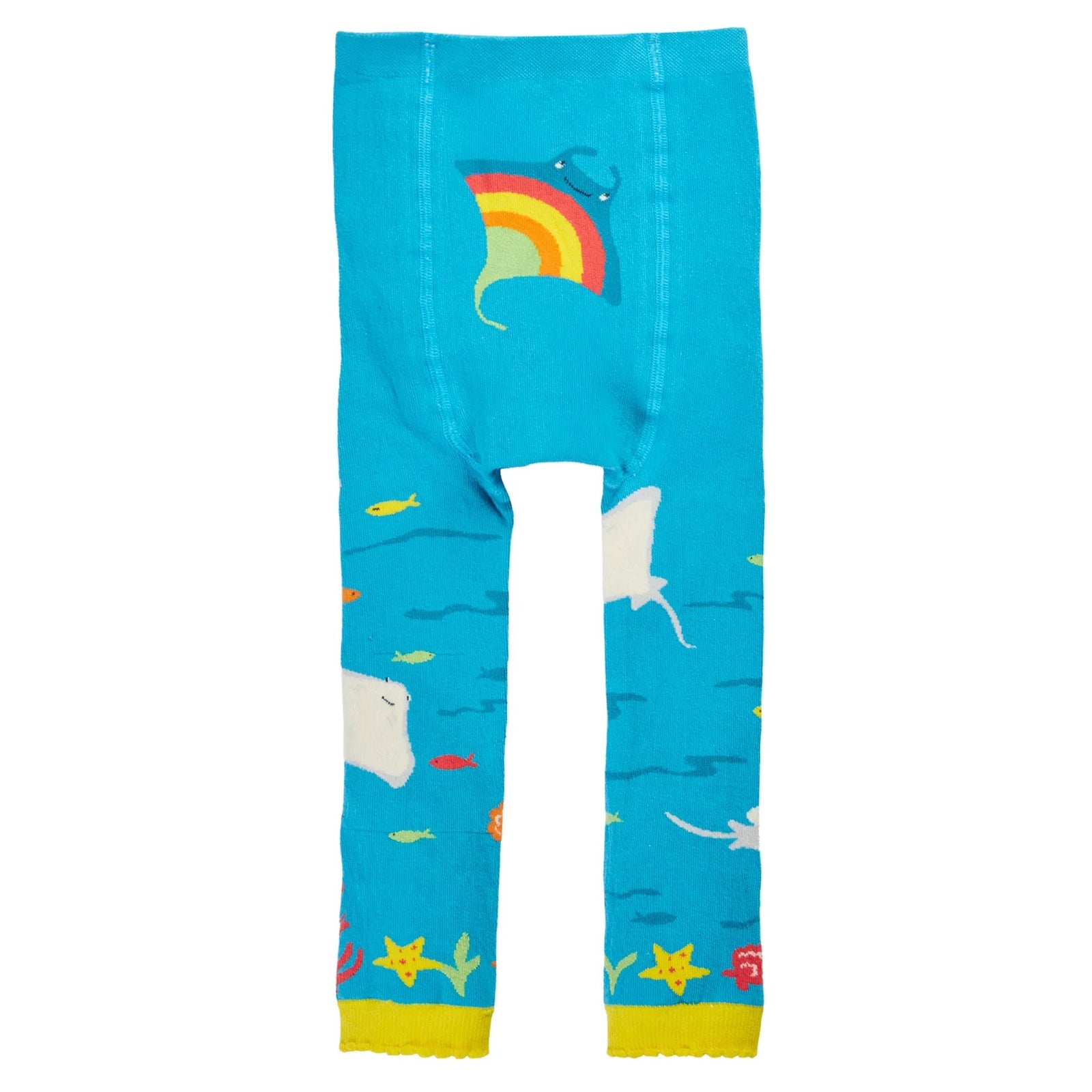 Frugi Infant Knitted Leggings Rainbow Ray