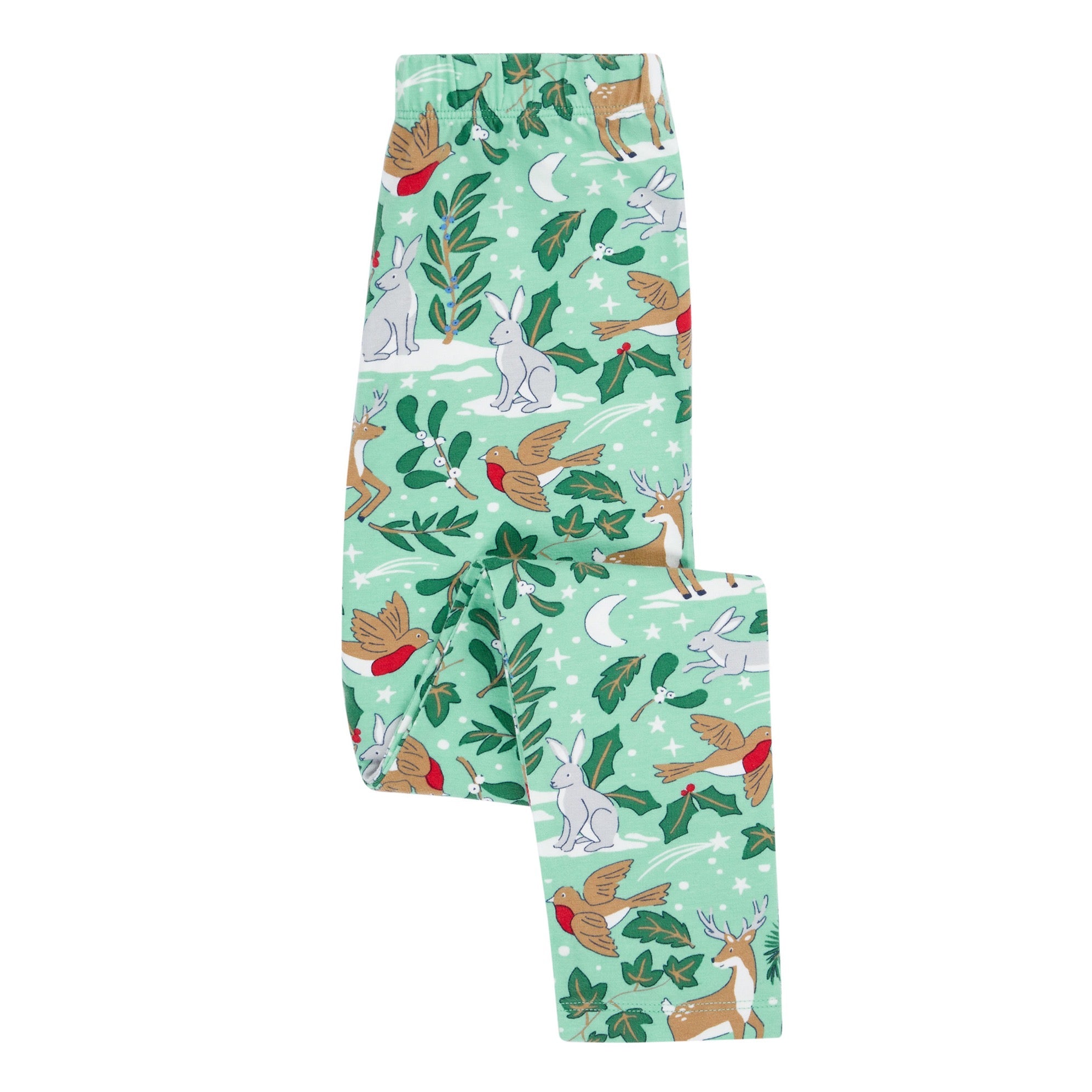 Frugi Infant Libby Leggings 500090A5fefo Festive Forest Clothing 3-6M / Aqua,6-9M / Aqua,9-12M / Aqua,12-18M / Aqua,18-24M / Aqua