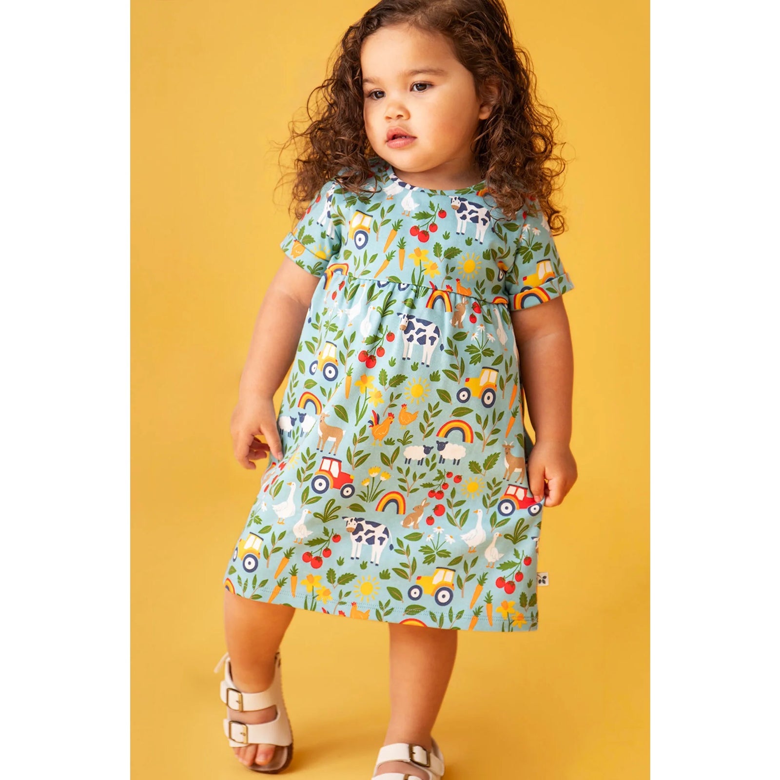 Frugi Infant Taillie Dress On The Farm