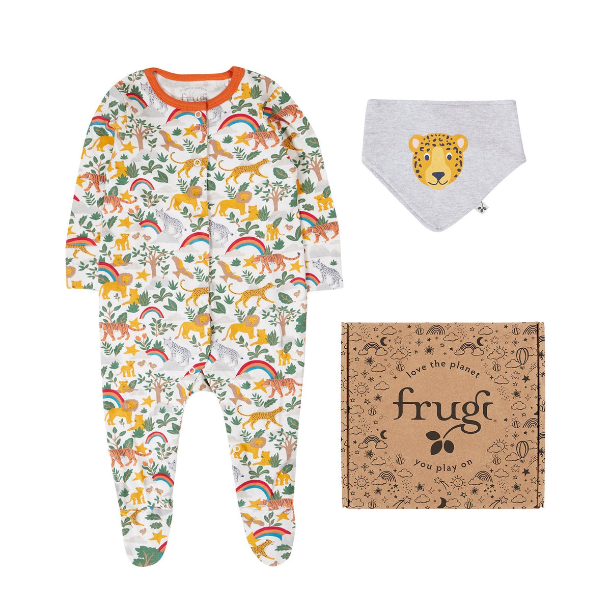 Frugi Into The Wild Gift Set  501830A5int Clothing NEWBORN / Multi,0-3M / Multi,3-6M / Multi,6-9M / Multi