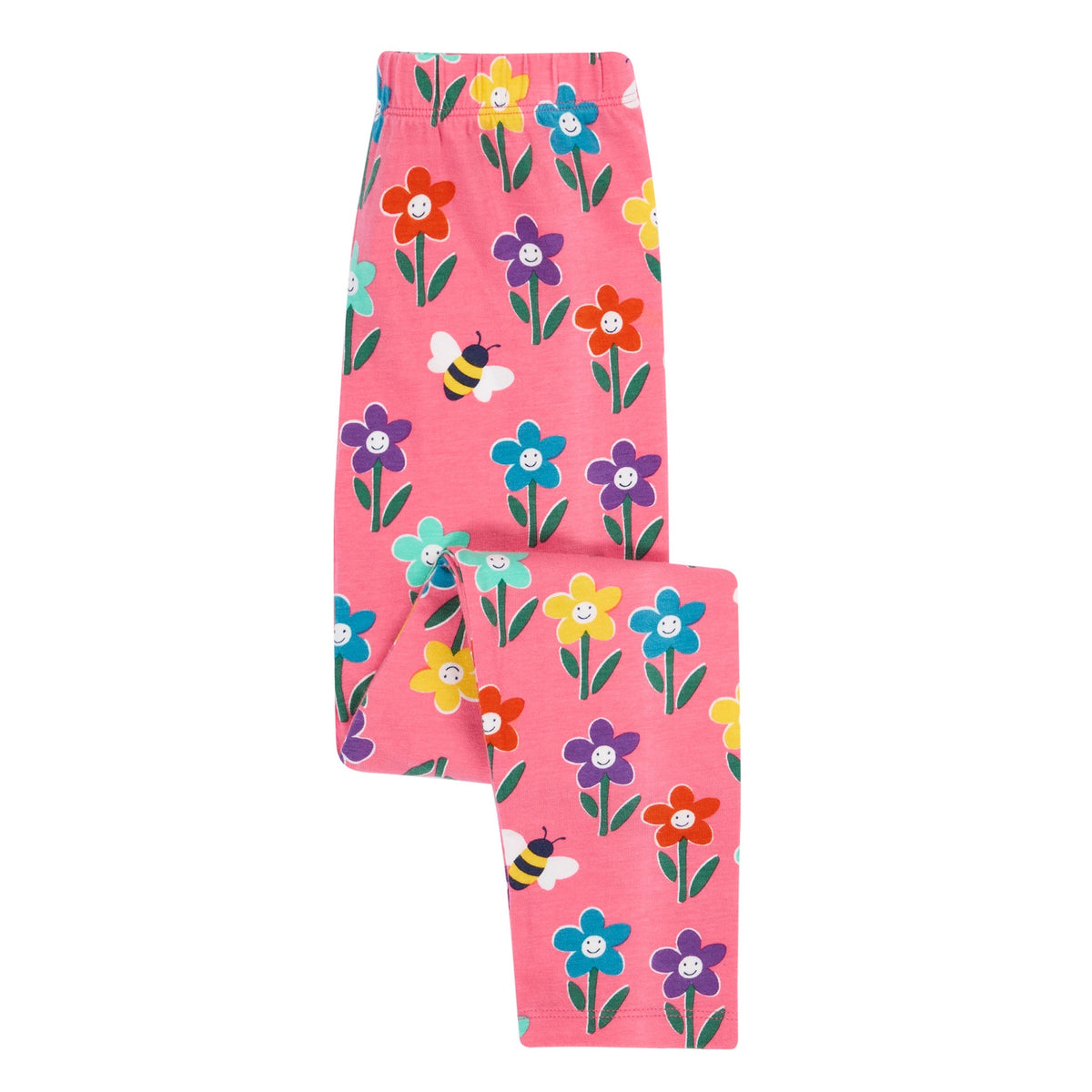 Frugi Libby Leggings 500090A5tuff Tulip Flowers Clothing 2-3YRS / Pink,3-4YRS / Pink,4-5YRS / Pink,5-6YRS / Pink,6-7YRS / Pink,7-8YRS / Pink