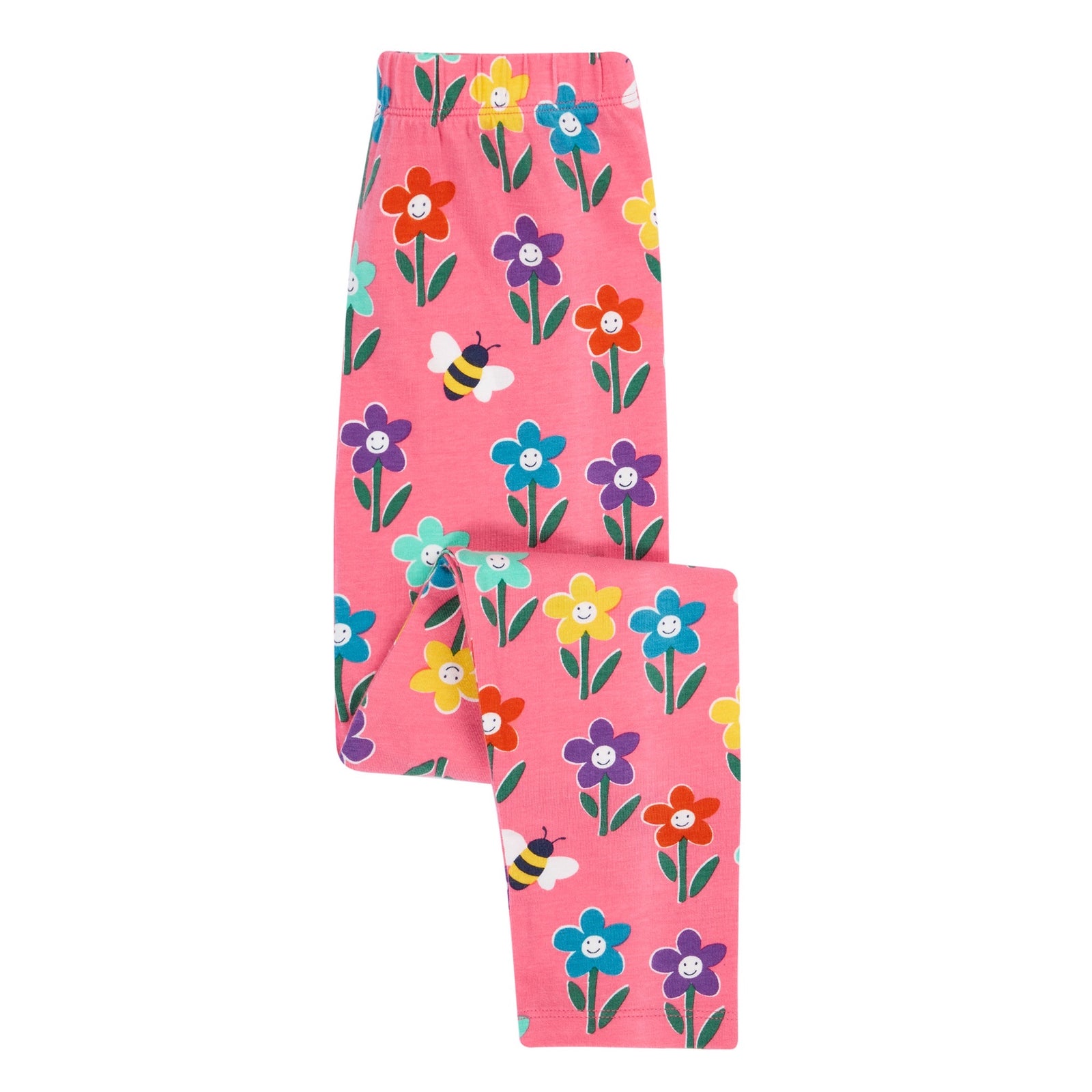 Frugi Libby Leggings 500090A5tuff Tulip Flowers Clothing 2-3YRS / Pink,3-4YRS / Pink,4-5YRS / Pink,5-6YRS / Pink,6-7YRS / Pink,7-8YRS / Pink