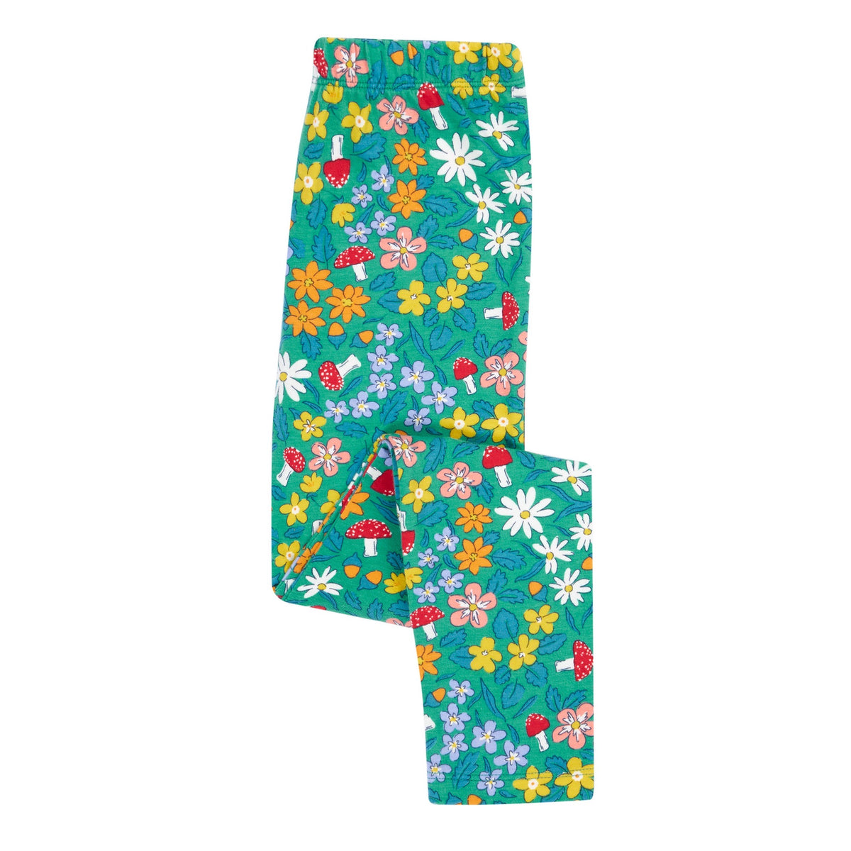Frugi Libby Leggings 500090A5wiwo Wild Woods Clothing 2-3YRS / Green,3-4YRS / Green,4-5YRS / Green,5-6YRS / Green,6-7YRS / Green,7-8YRS / Green,8-9YRS / Green,9-10YRS / Green