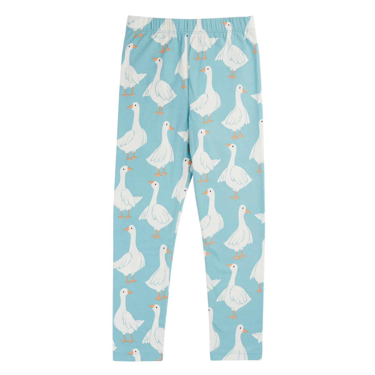 Frugi Libby Leggings 500090S6grmn Goose Gaggle Clothing 2-3YRS / Blue,3-4YRS / Blue,4-5YRS / Blue,5-6YRS / Blue,6-7YRS / Blue