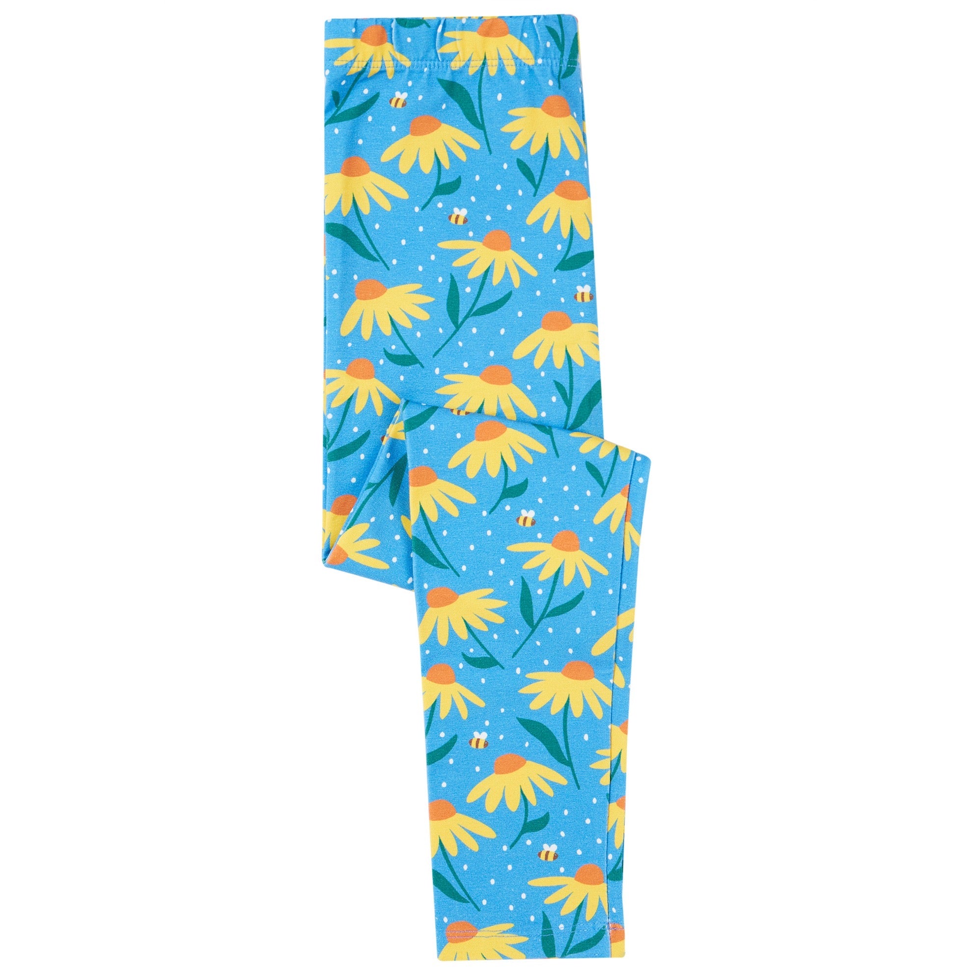 Frugi Libby Leggings Lk3z4 Echinacea Clothing 2-3YRS / Blue,3-4YRS / Blue,4-5YRS / Blue,5-6YRS / Blue,6-7YRS / Blue,7-8YRS / Blue,8-9YRS / Blue,9-10YRS / Blue