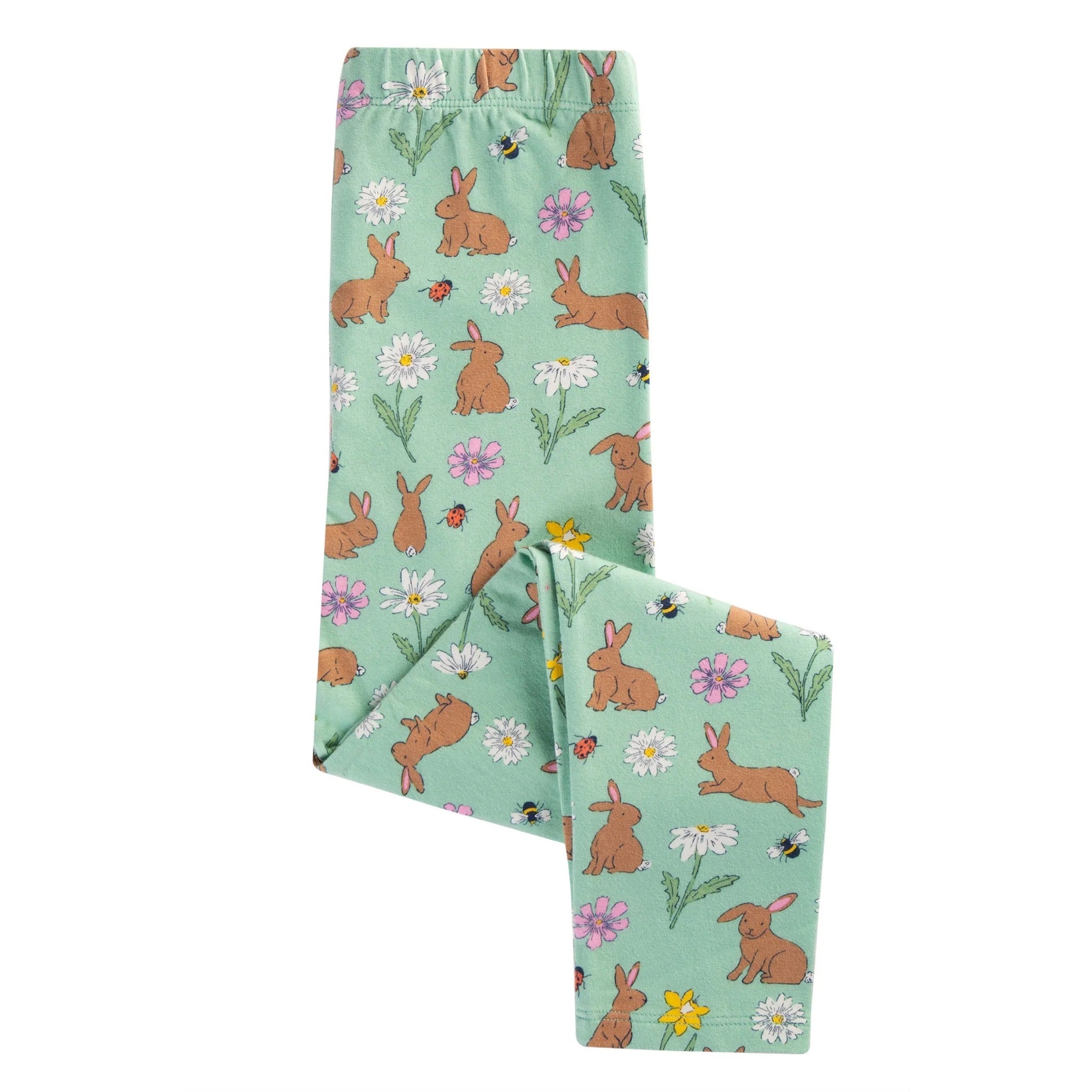 Frugi Libby Leggings Rabbits Lh69i Clothing 4-5YRS / Aqua,5-6YRS / Aqua,6-7YRS / Aqua,7-8YRS / Aqua,8-9YRS / Aqua