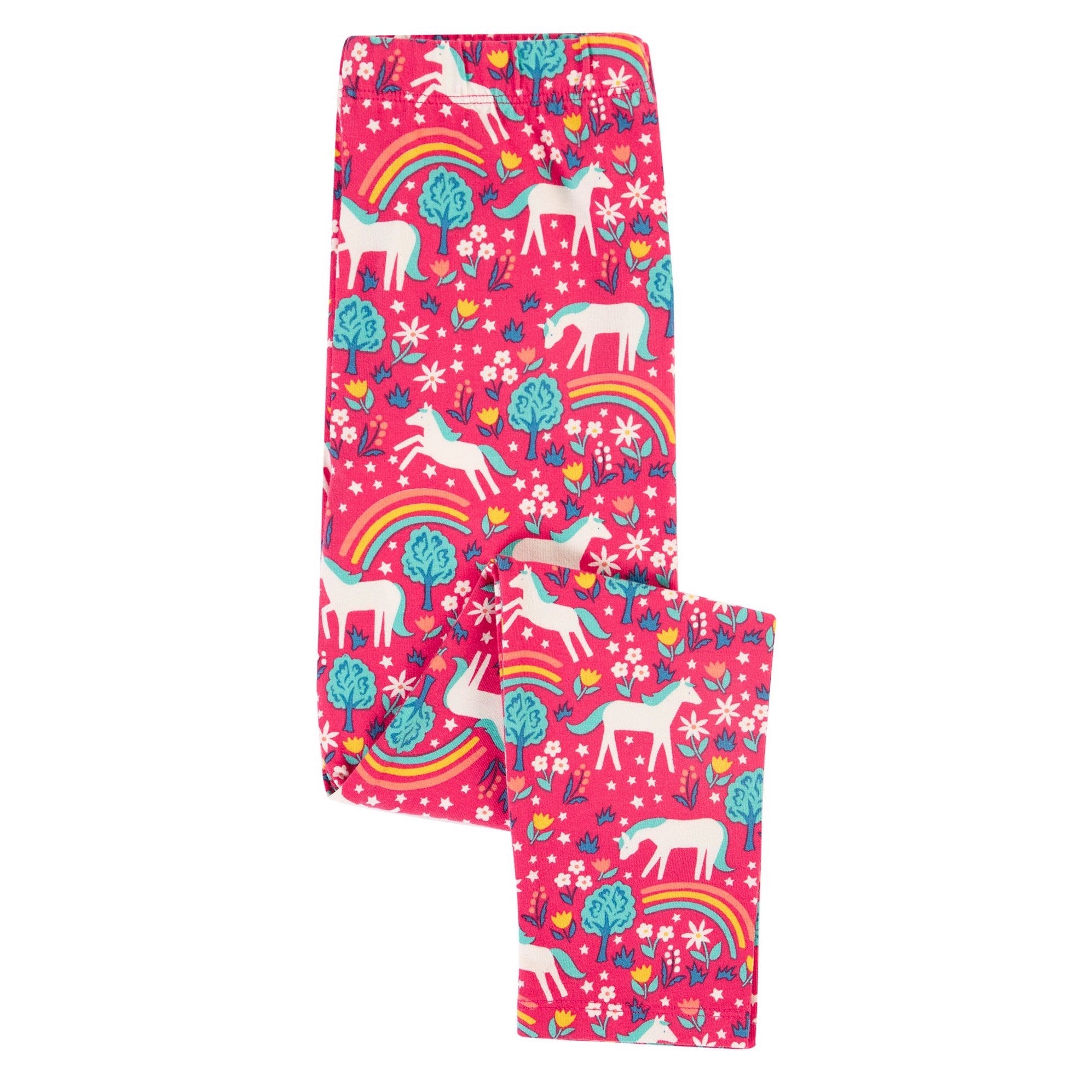 Frugi Libby Leggings 500090A4wdhr Wild Horses Clothing 2-3YRS / Pink,3-4YRS / Pink,4-5YRS / Pink,5-6YRS / Pink,6-7YRS / Pink,7-8YRS / Pink,8-9YRS / Pink