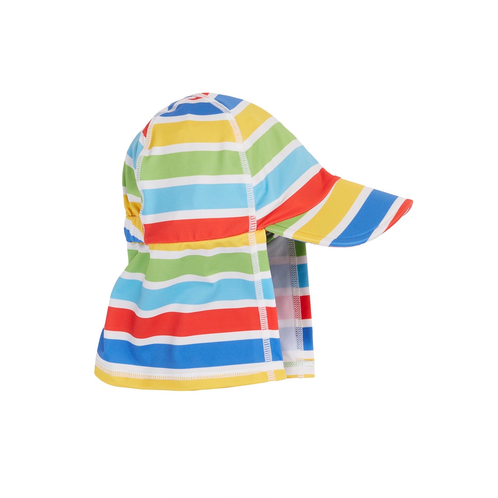 Frugi Little Swim Hat 500270S6rqin Bright Bold Stripes Clothing 0-6M / Multi,6-12M / Multi,1-2YRS / Multi