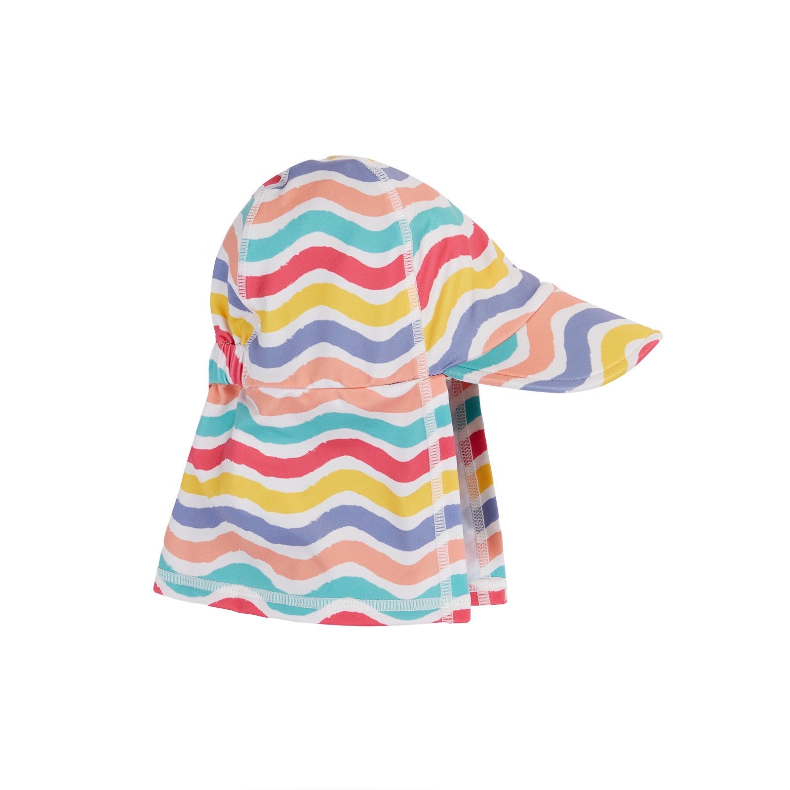 Frugi Little Swim Hat 500270S6rqmi Rainbow Wave Clothing 0-6M / Multi,6-12M / Multi,1-2YRS / Multi,2-4YRS / Multi