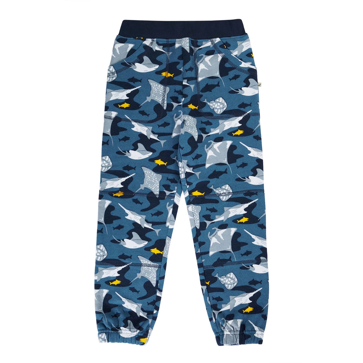 Frugi Malpas Joggers 500073S6rkal Ray Fever Clothing 3-4YRS / Blue,4-5YRS / Blue,5-6YRS / Blue,6-7YRS / Blue,7-8YRS / Blue,8-9YRS / Blue