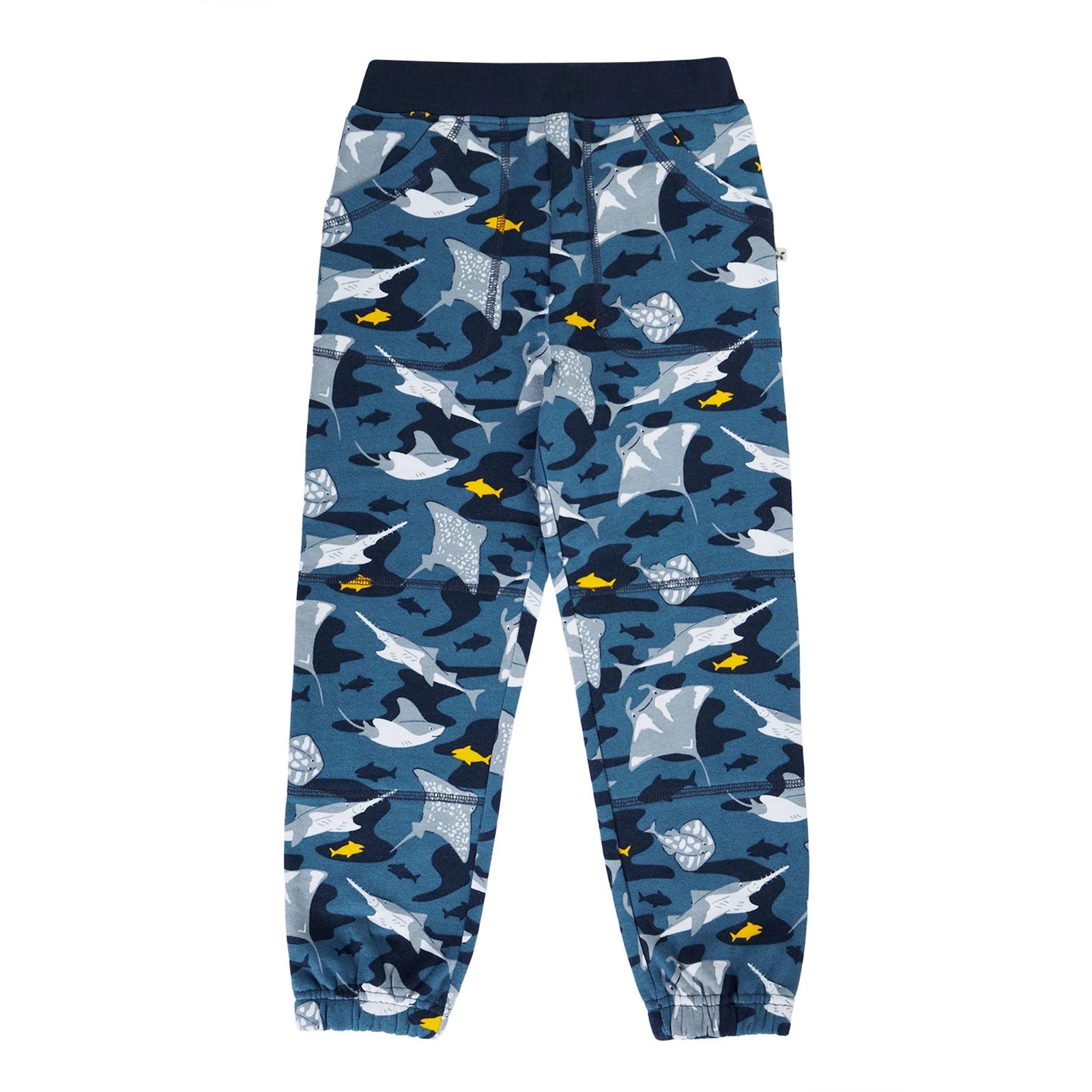 Frugi Malpas Joggers 500073S6rkal Ray Fever Clothing 3-4YRS / Blue,4-5YRS / Blue,5-6YRS / Blue,6-7YRS / Blue,7-8YRS / Blue,8-9YRS / Blue