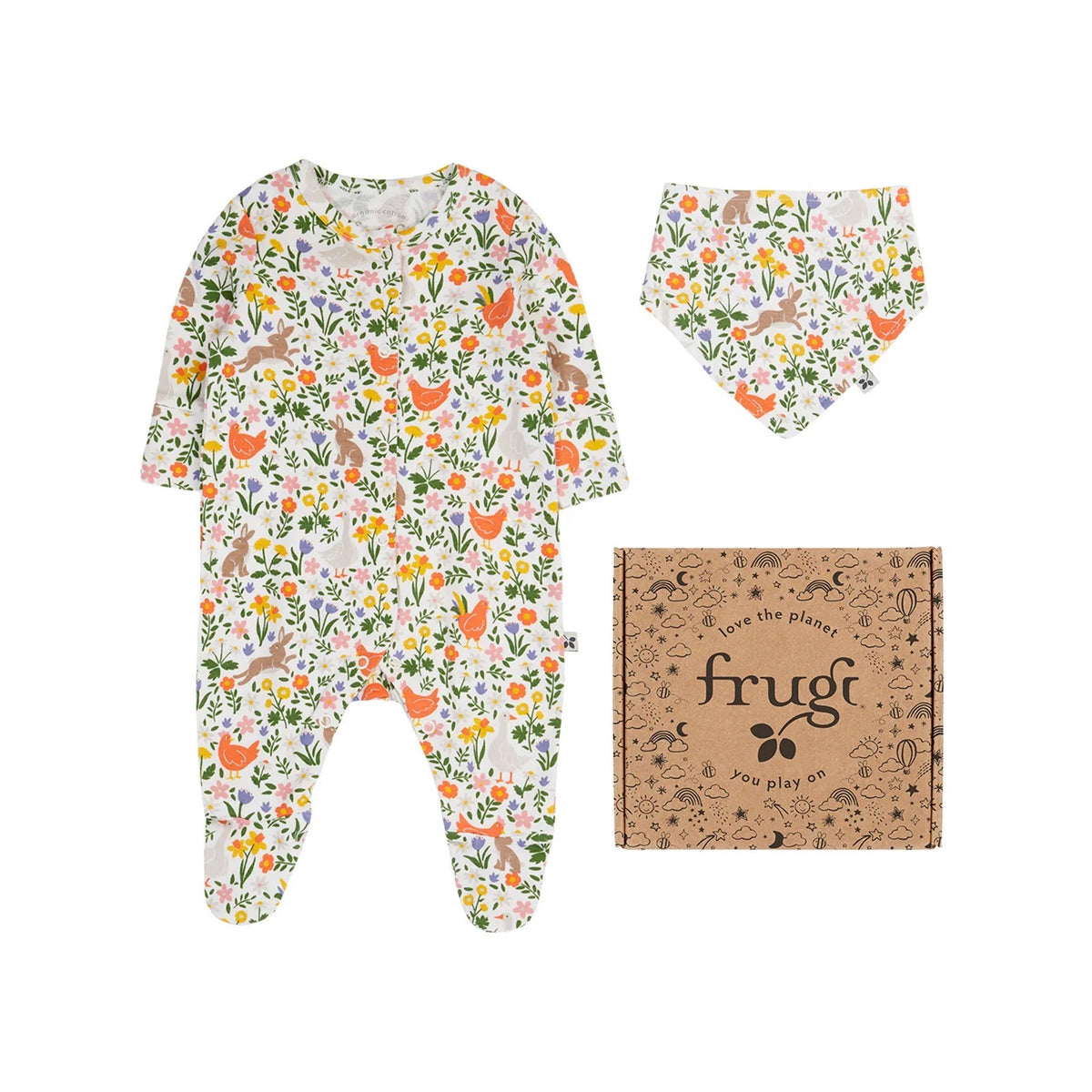 Frugi Meadow Play Gift Set  502061S6meg Clothing NEWBORN / Multi,0-3M / Multi,3-6M / Multi,6-9M / Multi