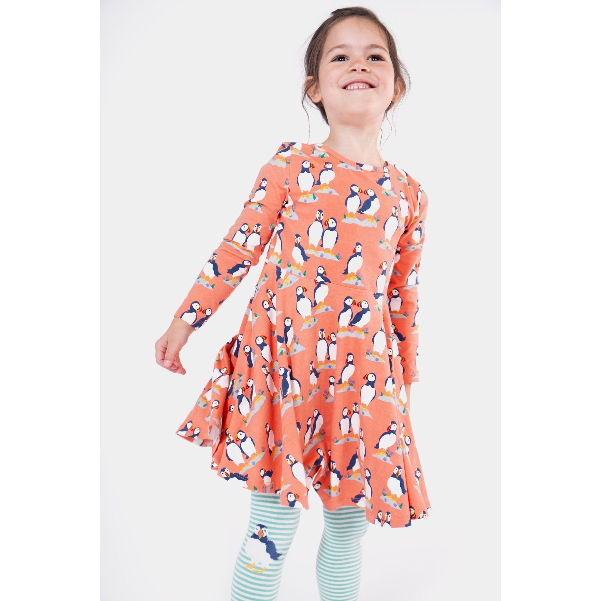 Frugi Norah Tights 500065A4mspf Puffin Clothing 2-4YRS / Seagrass,4-6YRS / Seagrass,6-8YRS / Seagrass,8-10YRS / Seagrass