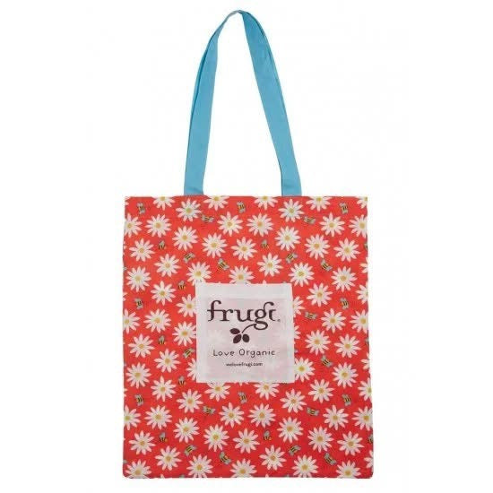 Frugi Orange Daisy Bee Tote Bag