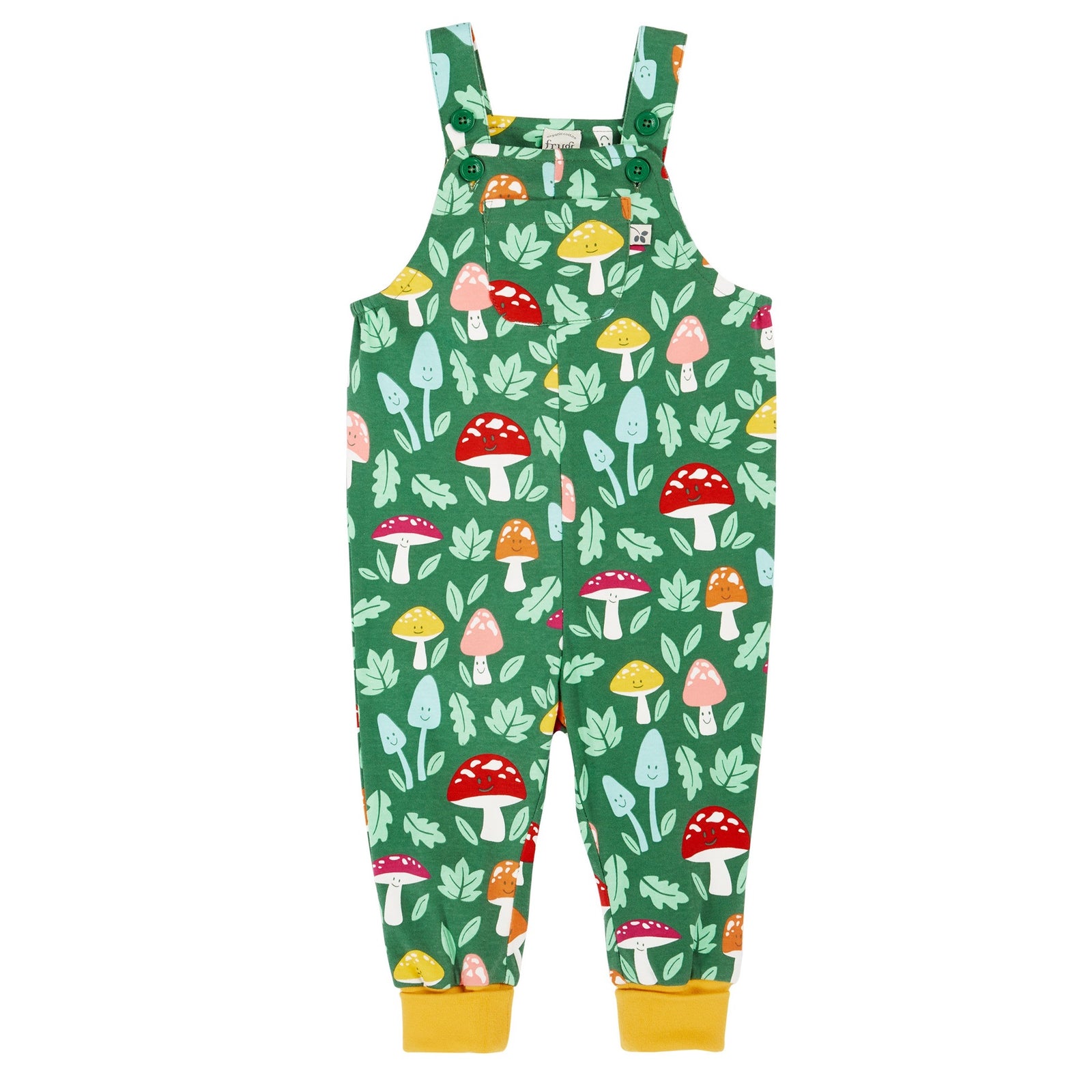 Frugi Parsnip Dungaree 500059A5fugu Fun-Guys Clothing 0-3M / Green,3-6M / Green,6-9M / Green,9-12M / Green,12-18M / Green