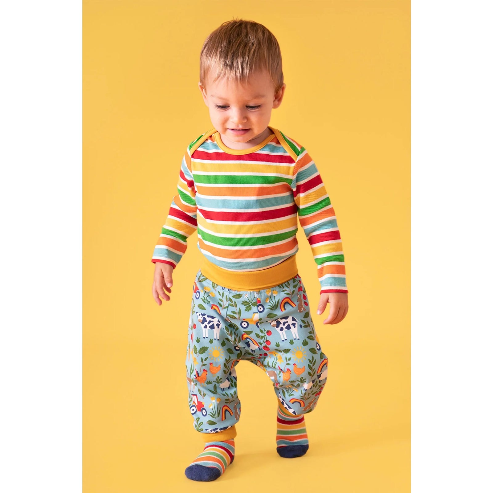 Frugi Parsnip Pants 500058S6onfm On The Farm Clothing 3-6M / Multi,6-9M / Multi,9-12M / Multi,12-18M / Multi