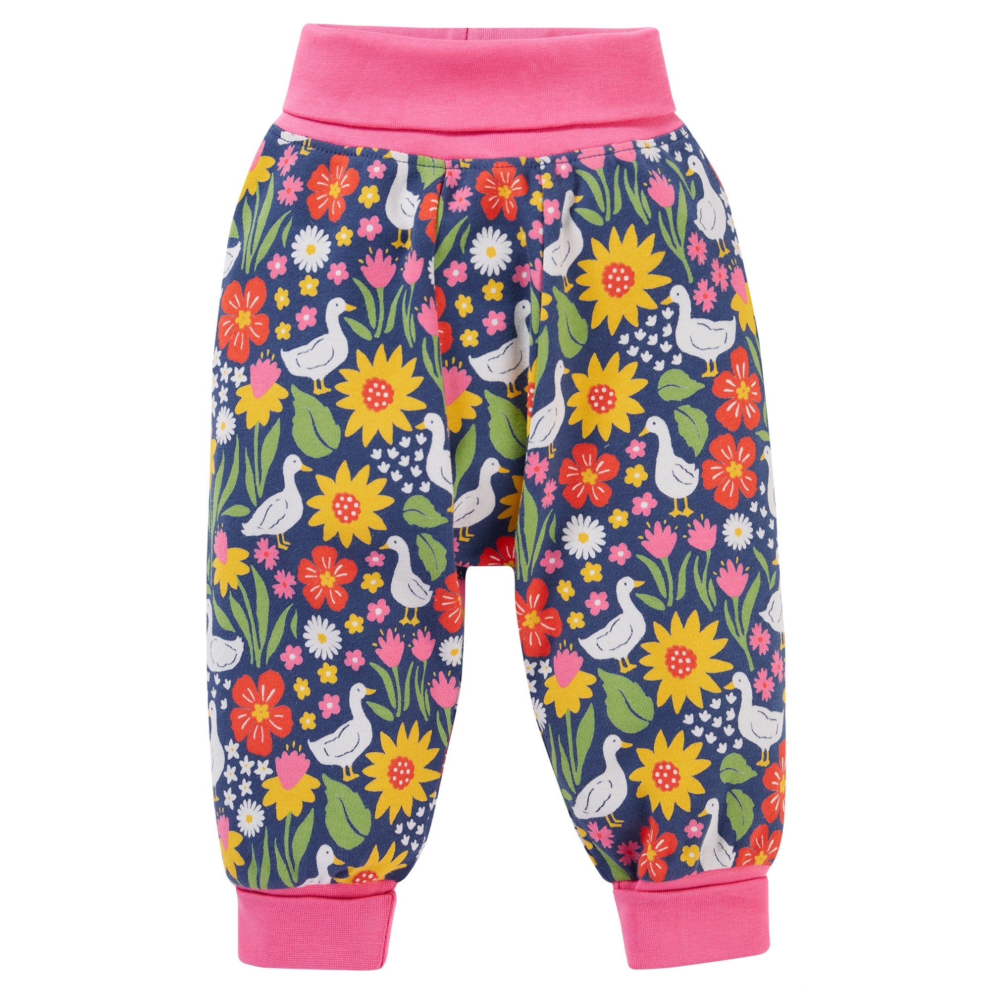 Frugi Parsnip Pants Lw3bb Springtime Ducks Clothing 3-6M / Multi,6-9M / Multi,9-12M / Multi,12-18M / Multi