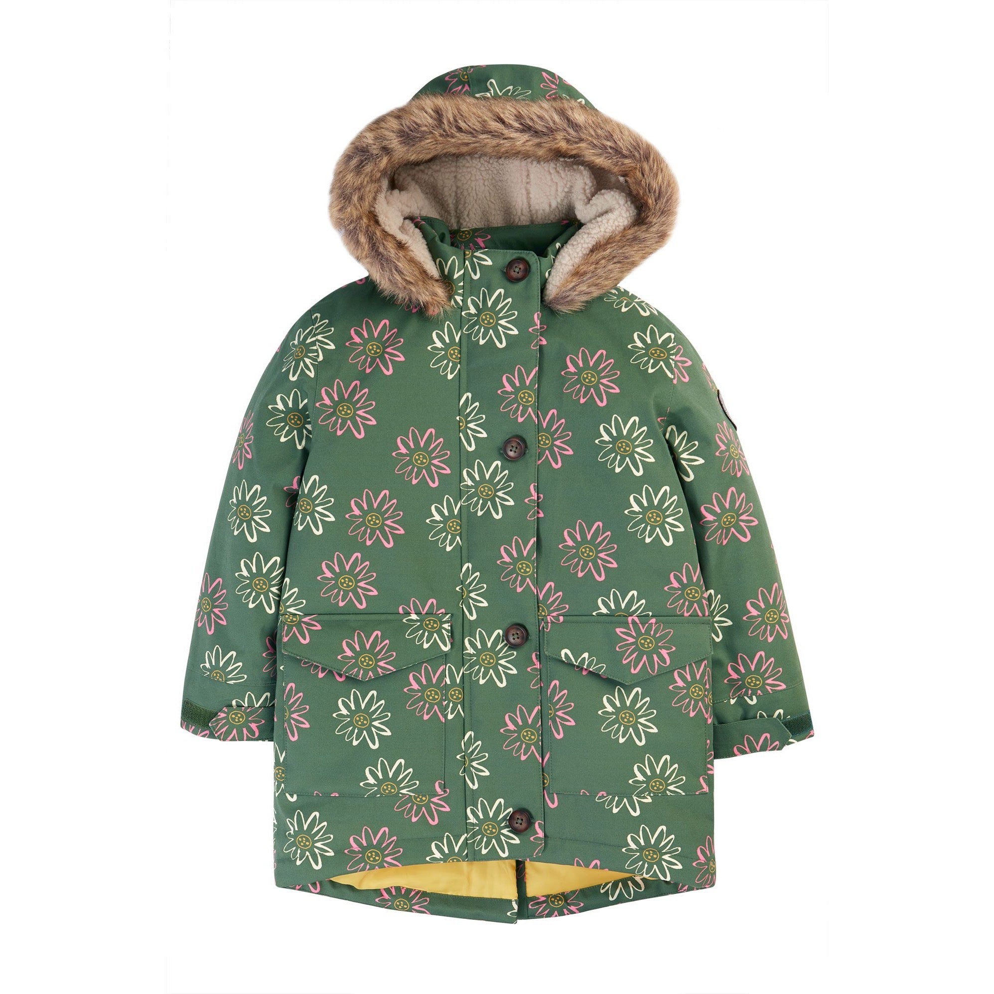 Frugi Penhale Parka Coat 500055A4ligr Let It Grow Clothing 5-6YRS / Khaki,6-7YRS / Khaki,7-8YRS / Khaki,8-9YRS / Khaki