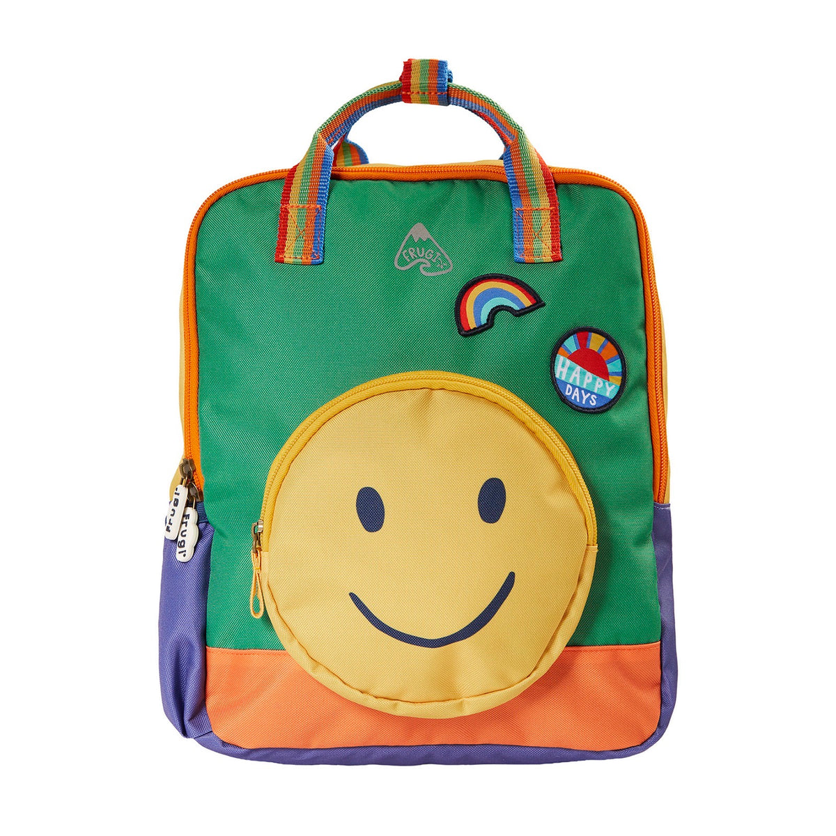 Frugi Ramble Rainbow Backpack 500241S6htgy Happy Accessories ONE SIZE / Multi