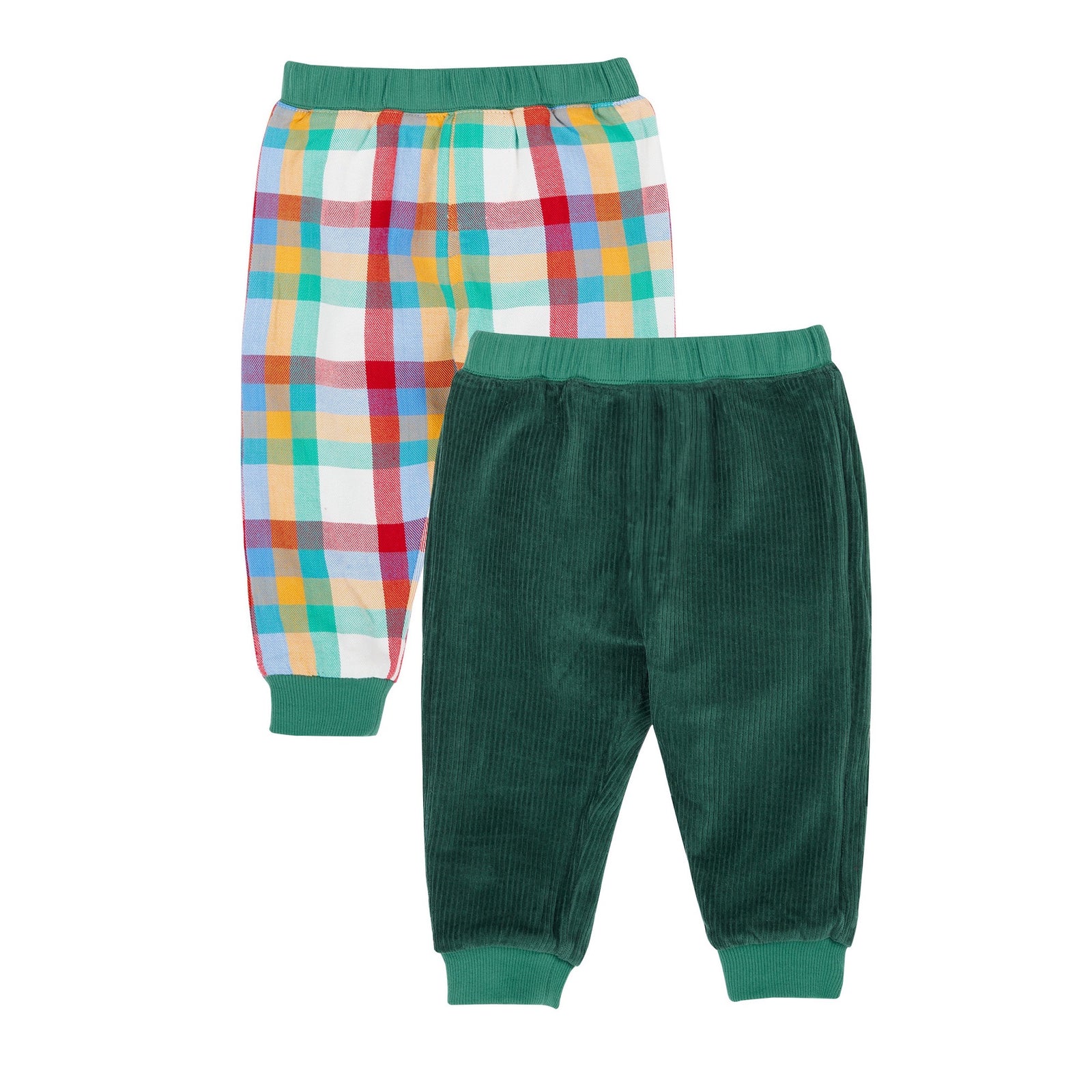 Frugi Ronnie Reversible Infant Cord Pull Ups 501865A5hgch Clothing 3-6M / Green,6-9M / Green,9-12M / Green,12-18M / Green,18-24M / Green