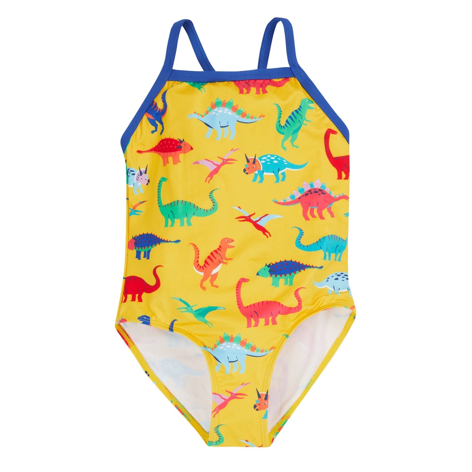 Frugi Ruby Swimsuit Yellow Dino Roar Clothing 3-4YRS / Yellow,4-5YRS / Yellow,5-6YRS / Yellow,6-7YRS / Yellow